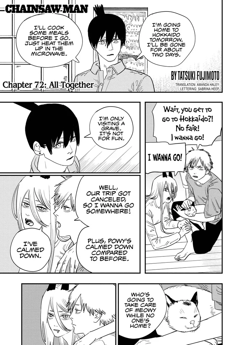 Chainsaw Man Manga β Chapter 72 β Page 1