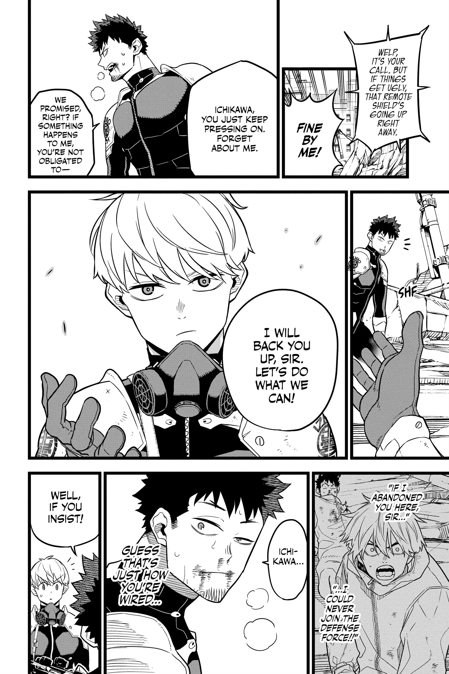 Kaiju No 8 Manga β Chapter Vol 1 β Page 158