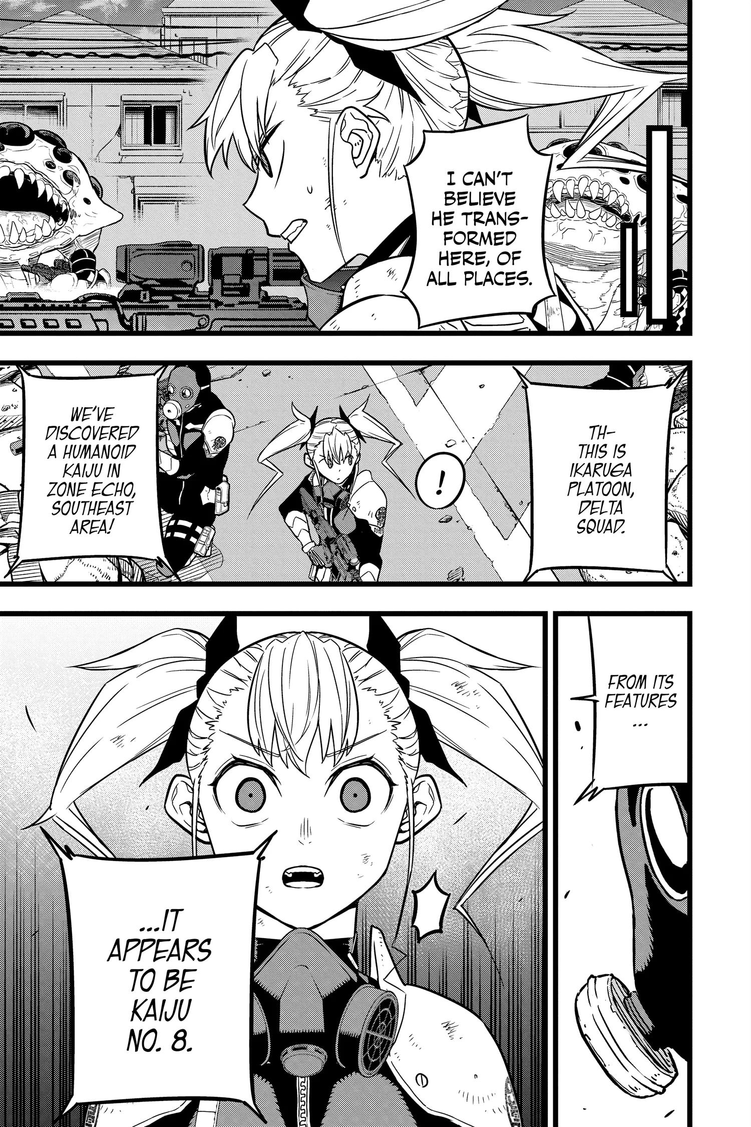Kaiju No 8 Manga — Chapter Vol 3 — Page 30