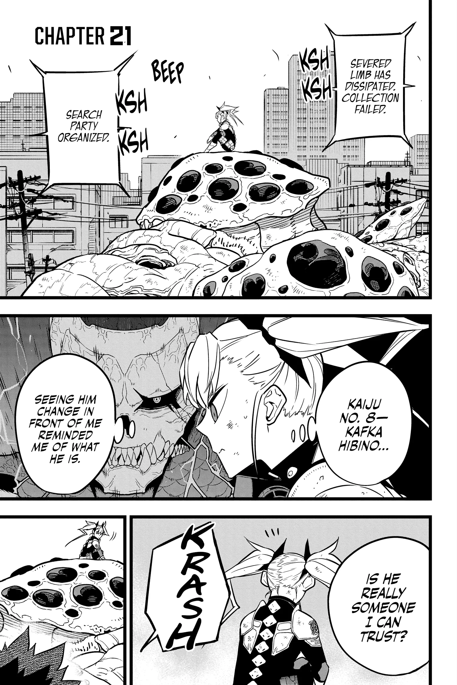 Kaiju No 8 Manga — Chapter Vol 3 — Page 62