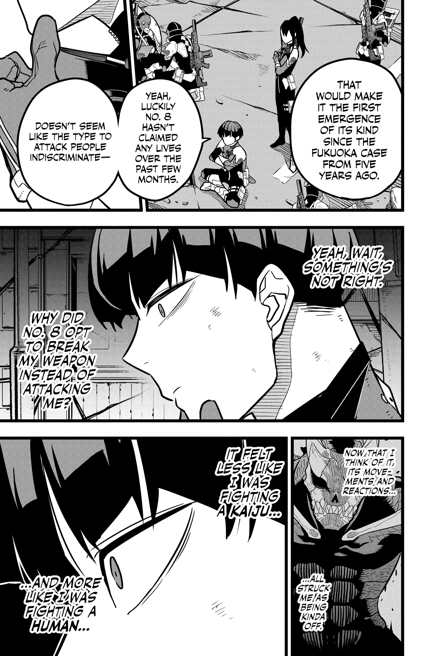 Kaiju No 8 Manga — Chapter Vol 3 — Page 68