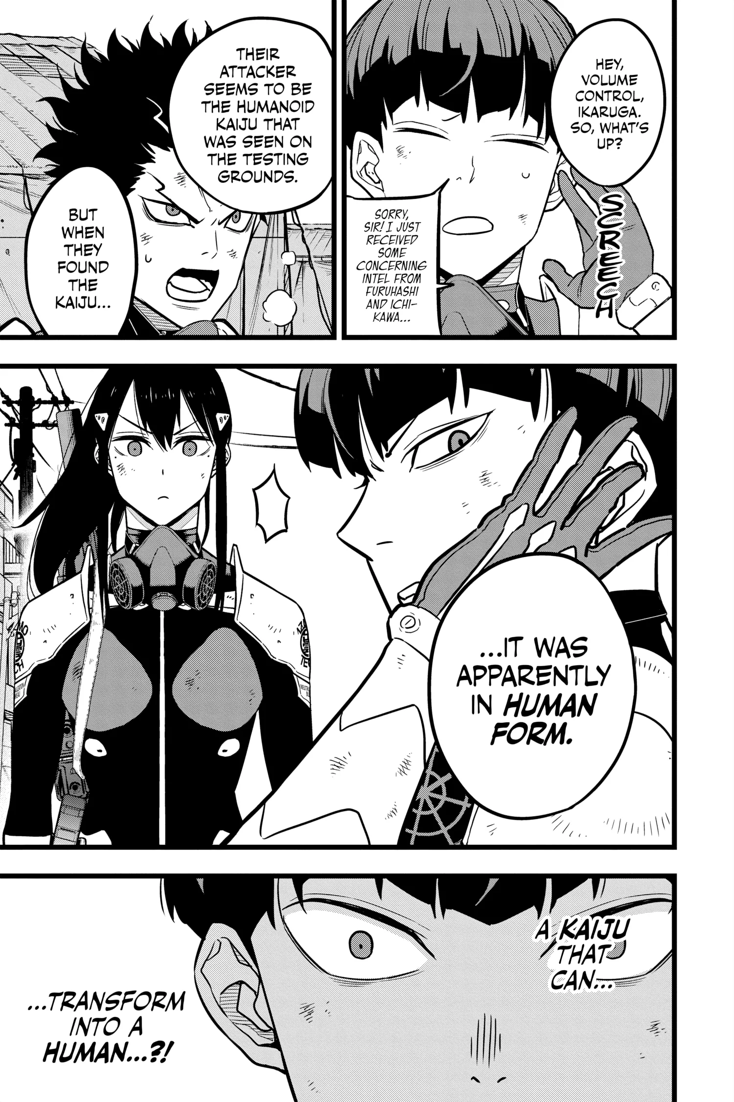 Kaiju No 8 Manga — Chapter Vol 3 — Page 70