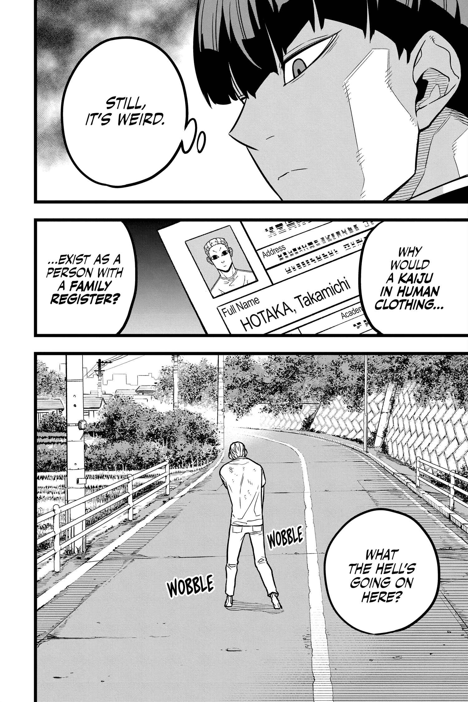 Kaiju No 8 Manga — Chapter Vol 3 — Page 75
