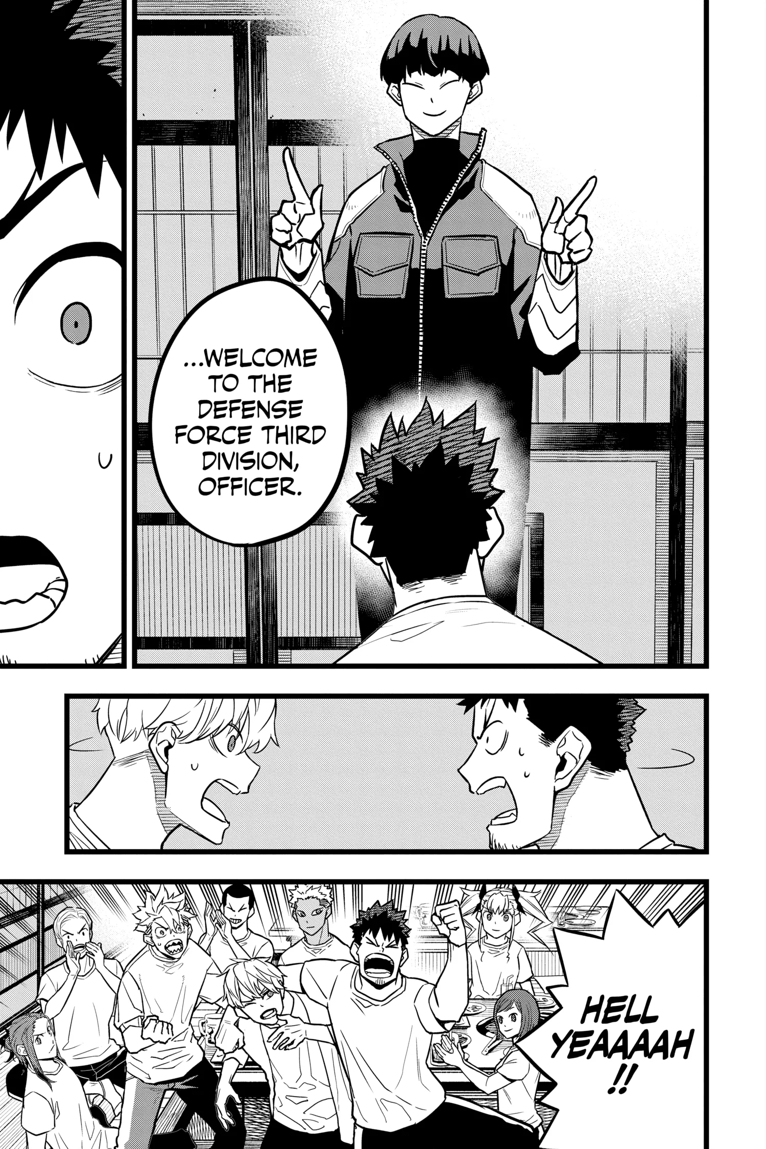 Kaiju No 8 Manga — Chapter Vol 3 — Page 100