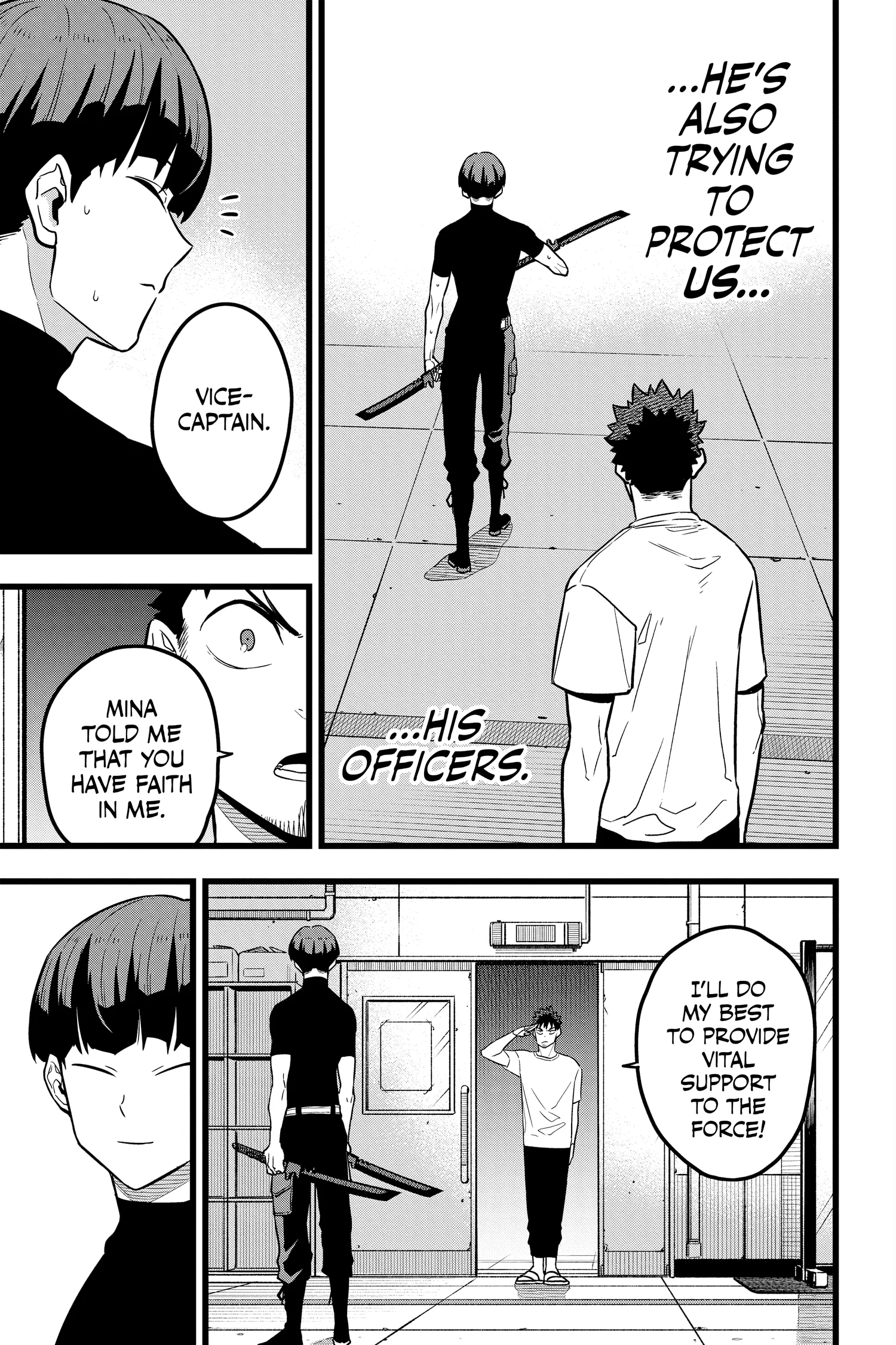 Kaiju No 8 Manga — Chapter Vol 3 — Page 114