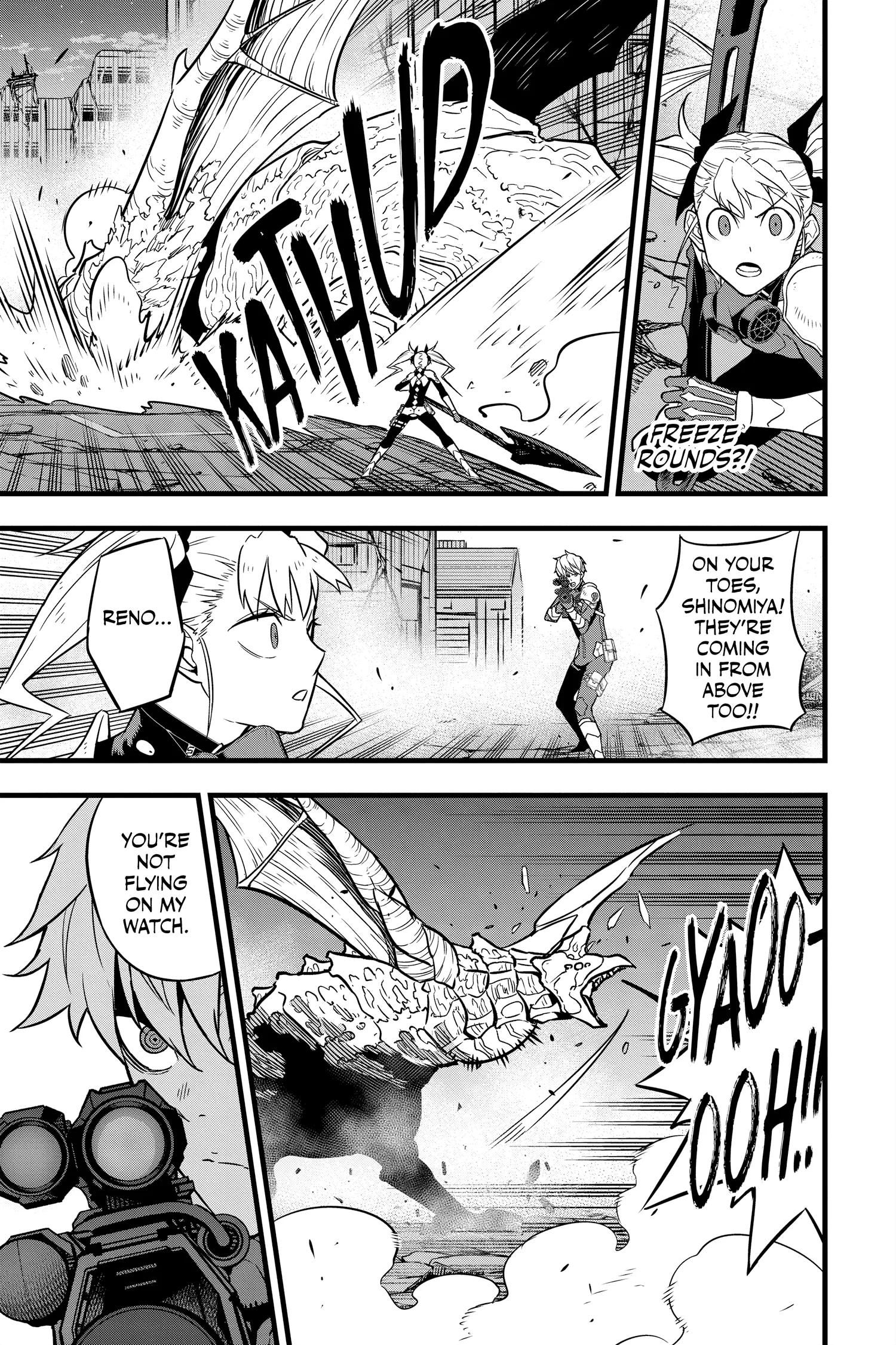Kaiju No 8 Manga — Chapter Vol 3 — Page 166