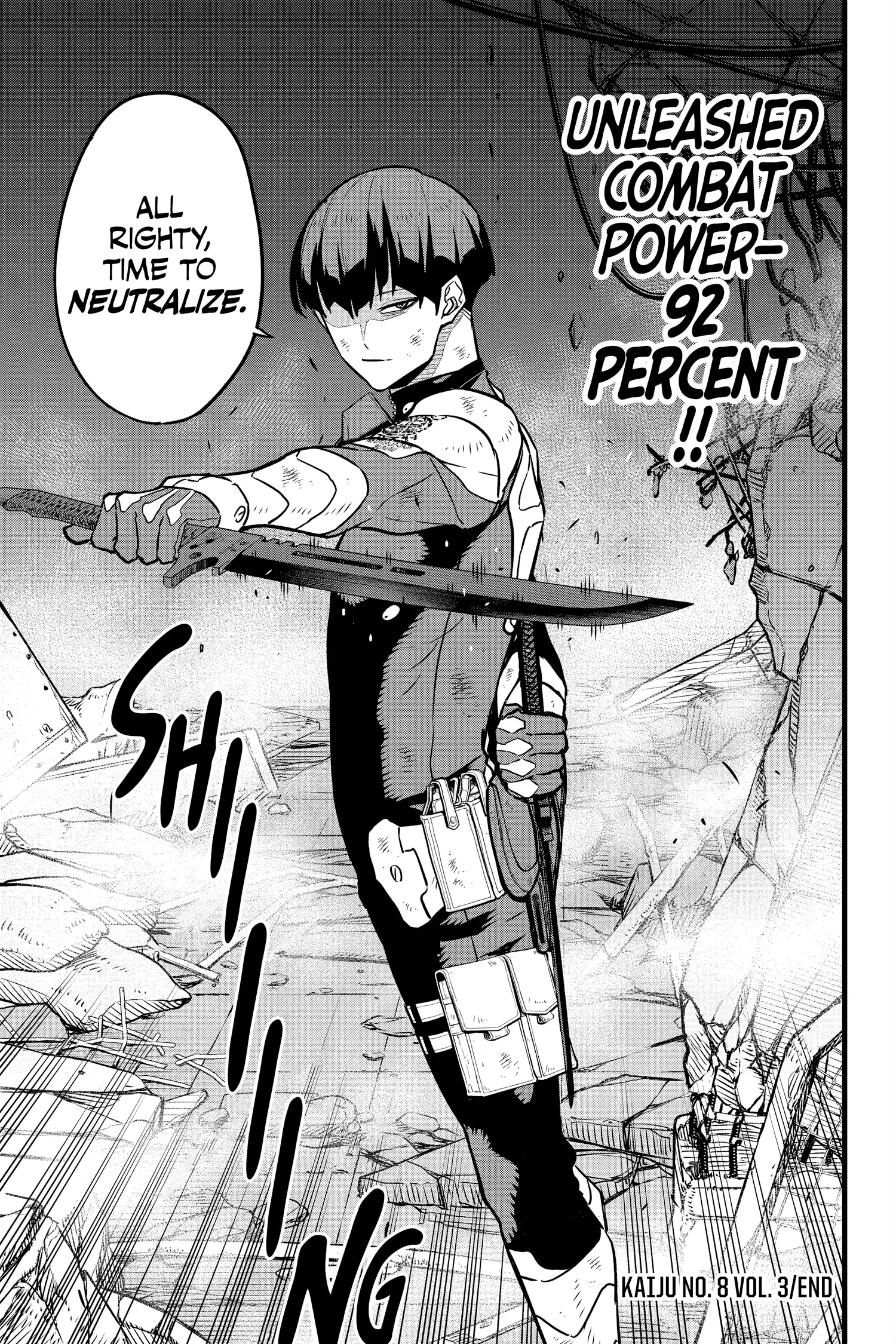 Kaiju No 8 Manga — Chapter Vol 3 — Page 176