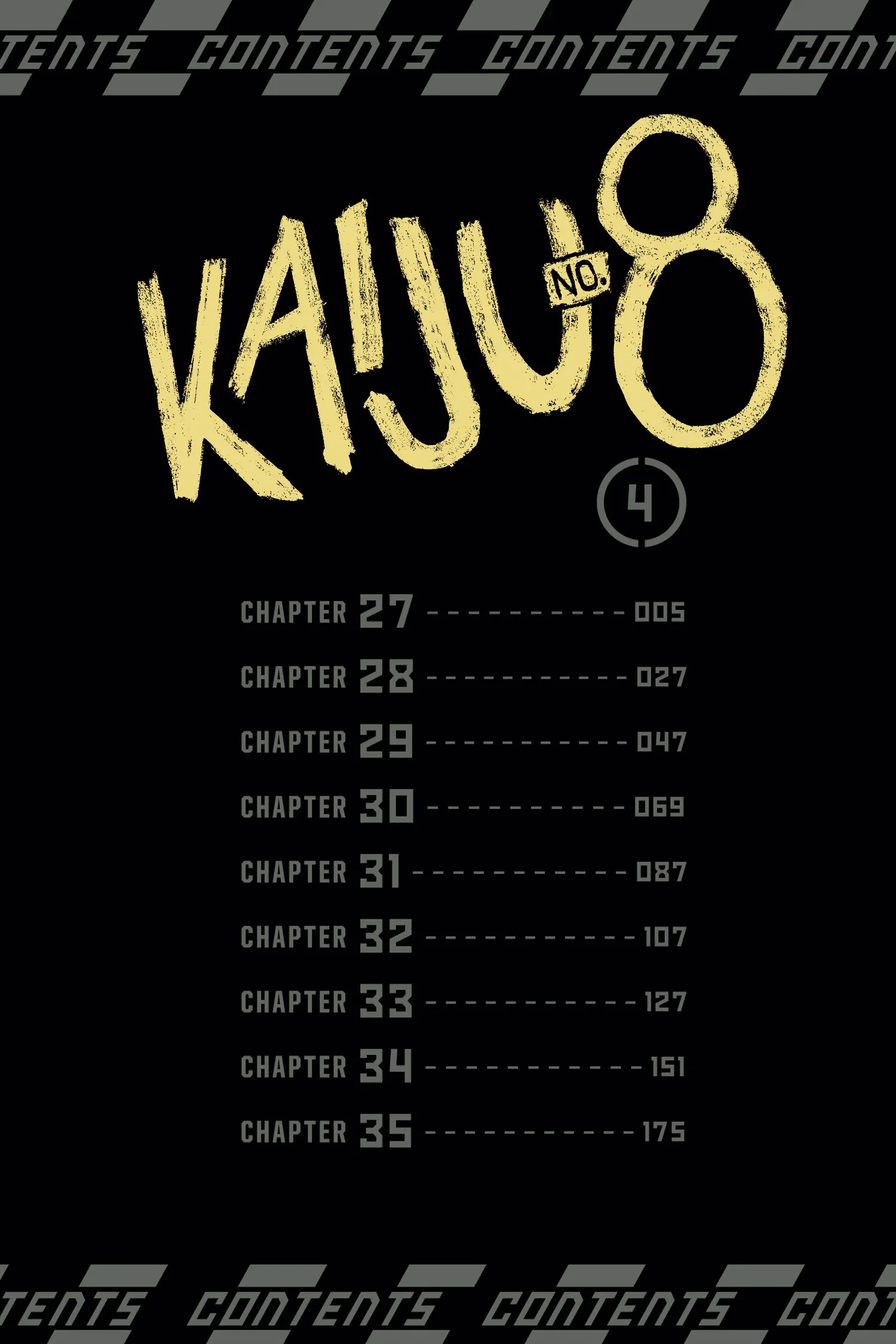 Kaiju No 8 Manga — Chapter Vol 4 — Page 5