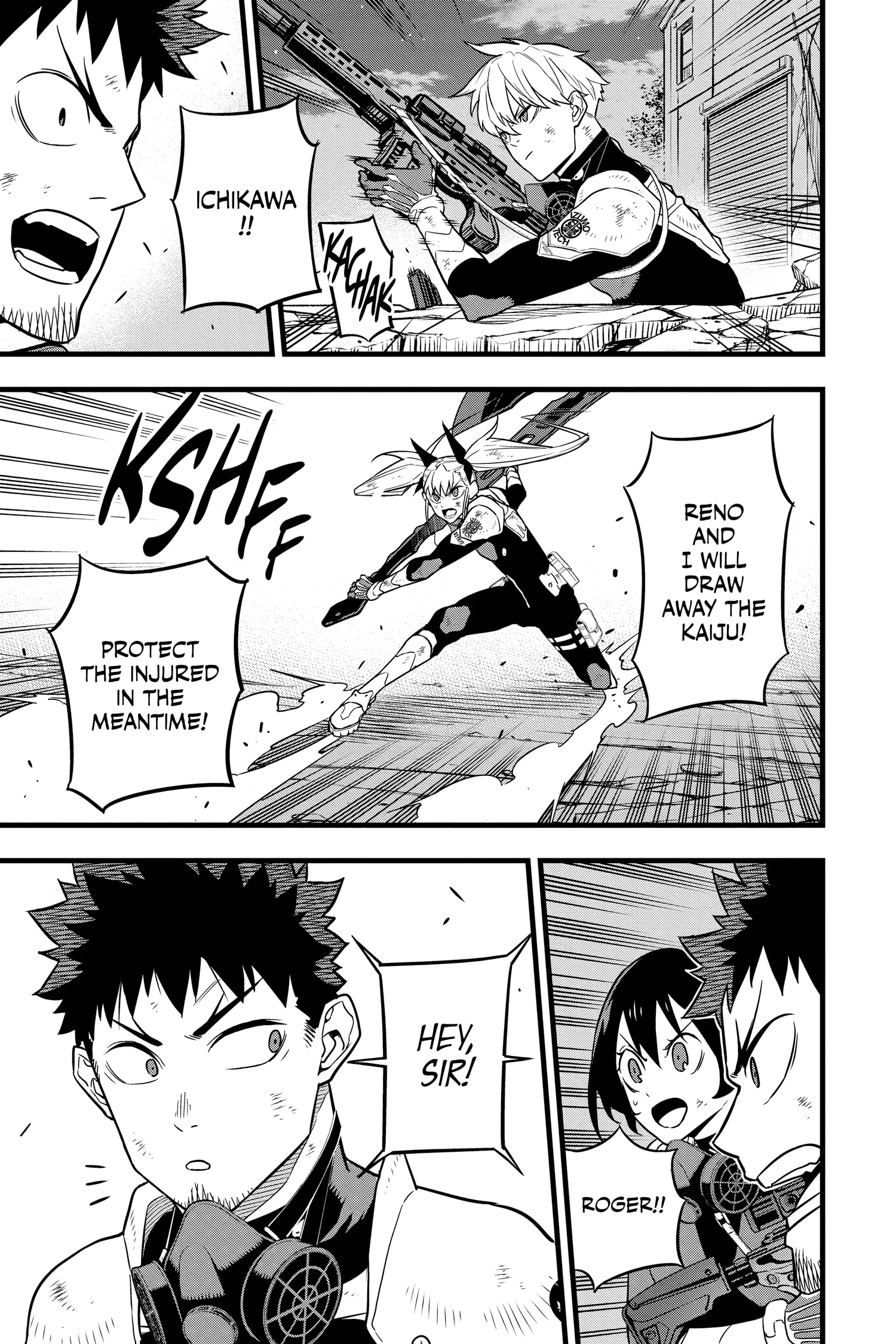 Kaiju No 8 Manga — Chapter Vol 4 — Page 10