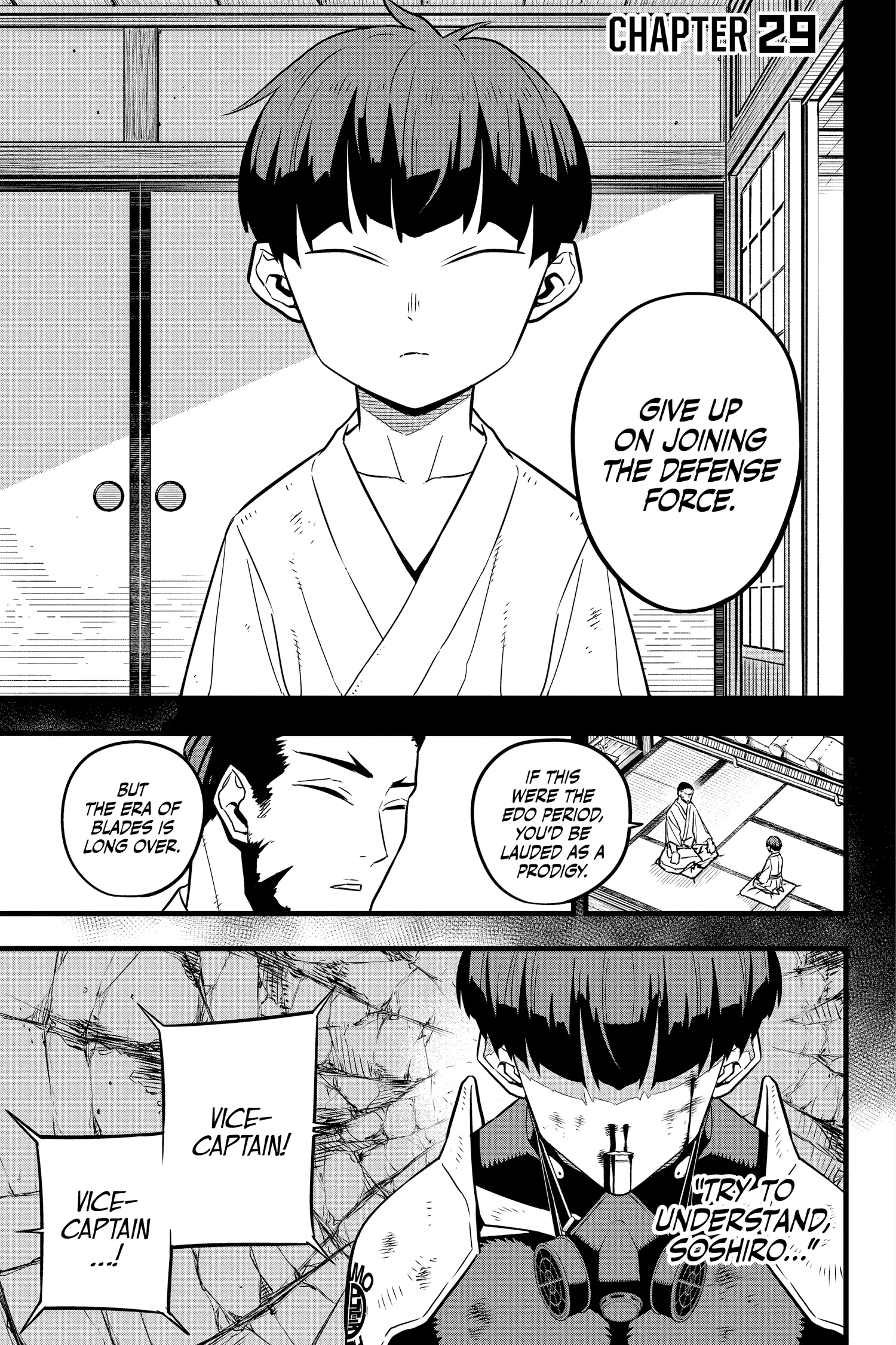 Kaiju No 8 Manga — Chapter Vol 4 — Page 44