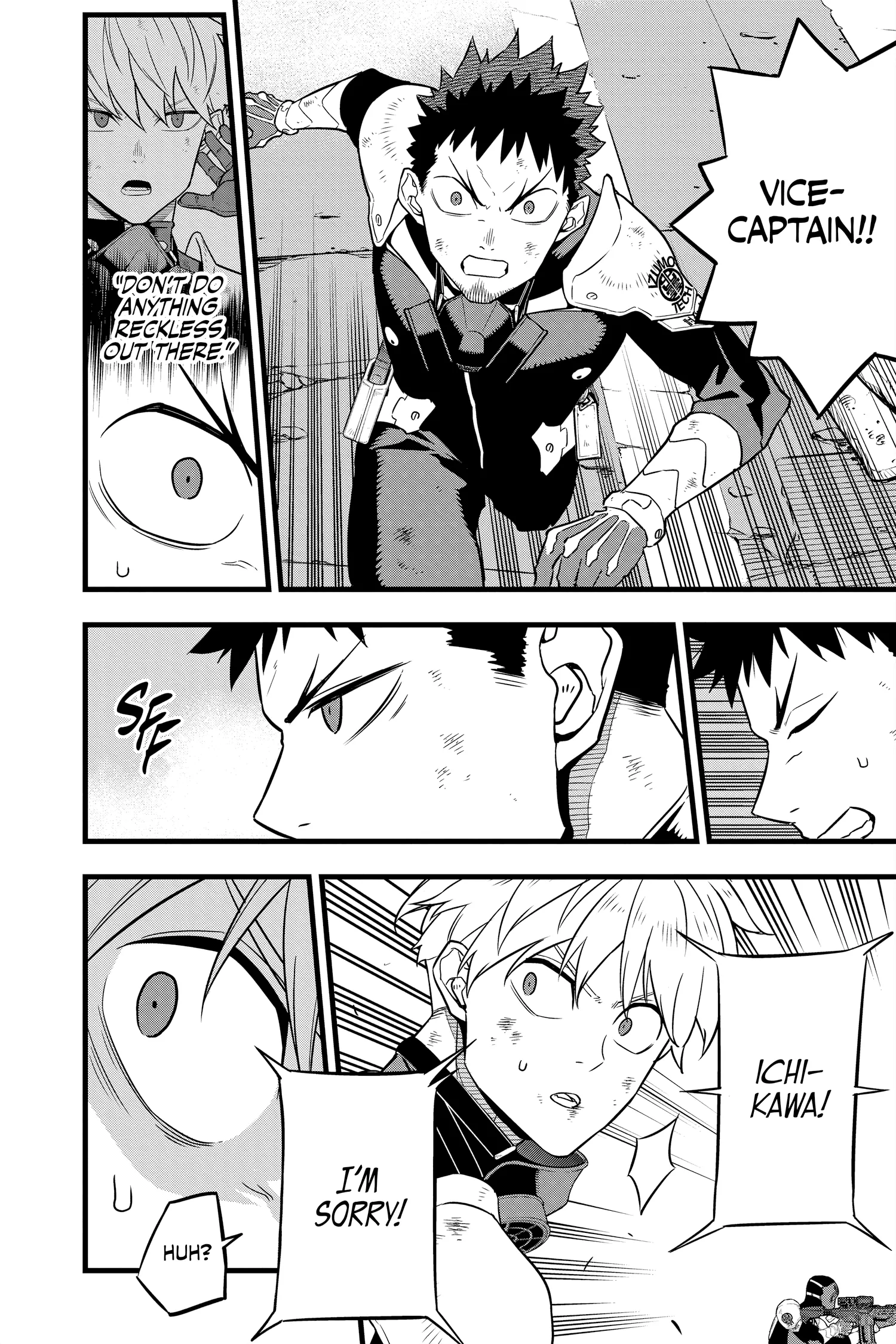 Kaiju No 8 Manga — Chapter Vol 4 — Page 56