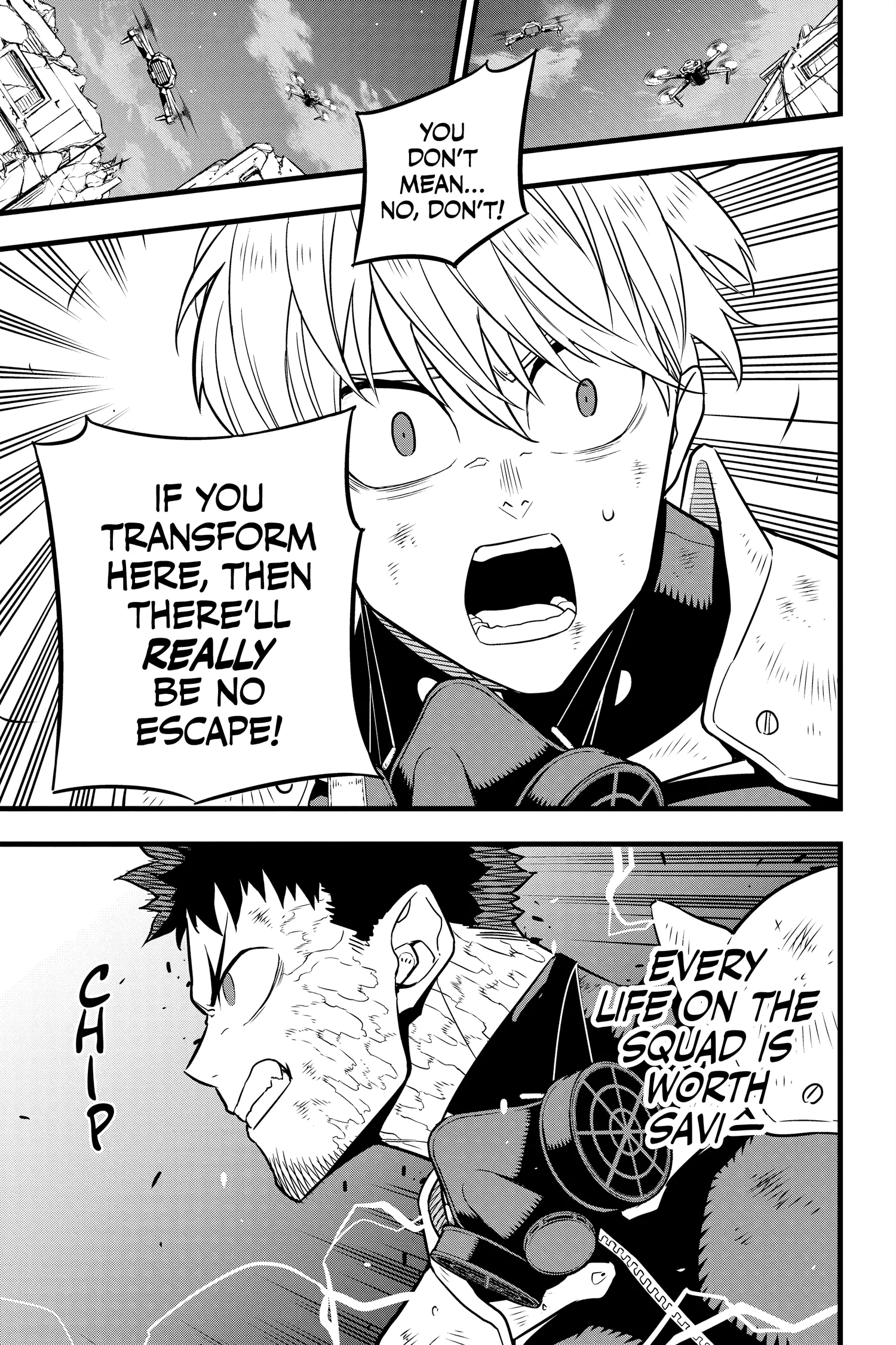Kaiju No 8 Manga — Chapter Vol 4 — Page 57