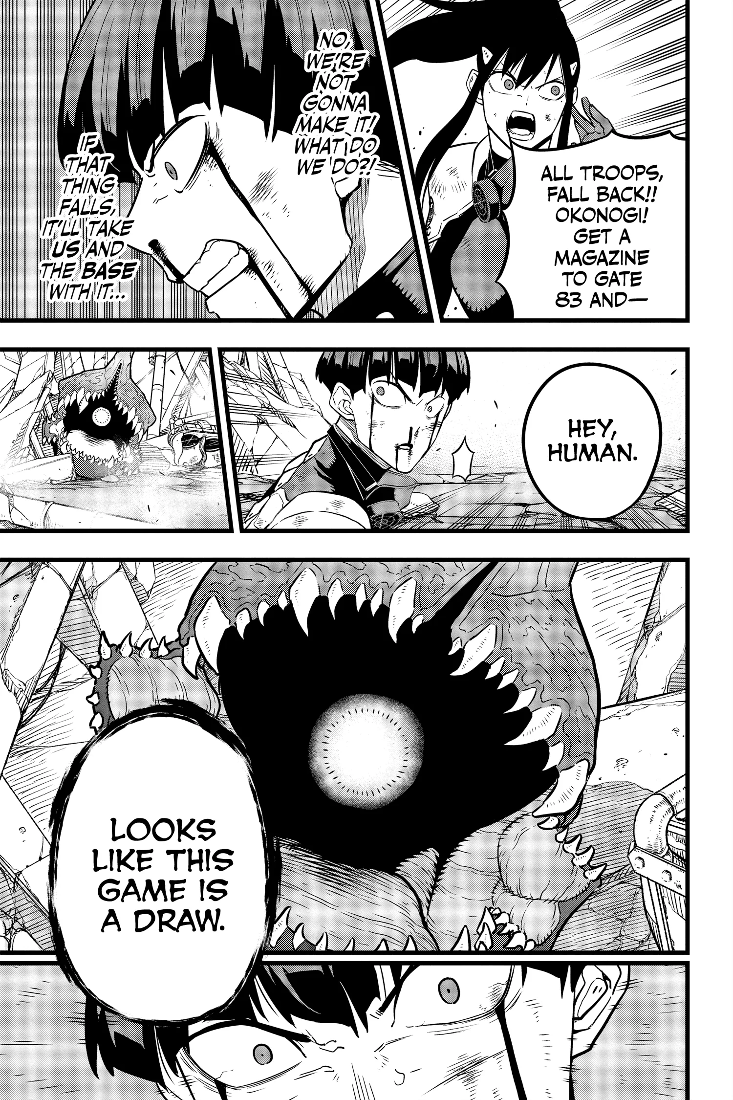 Kaiju No 8 Manga — Chapter Vol 4 — Page 90