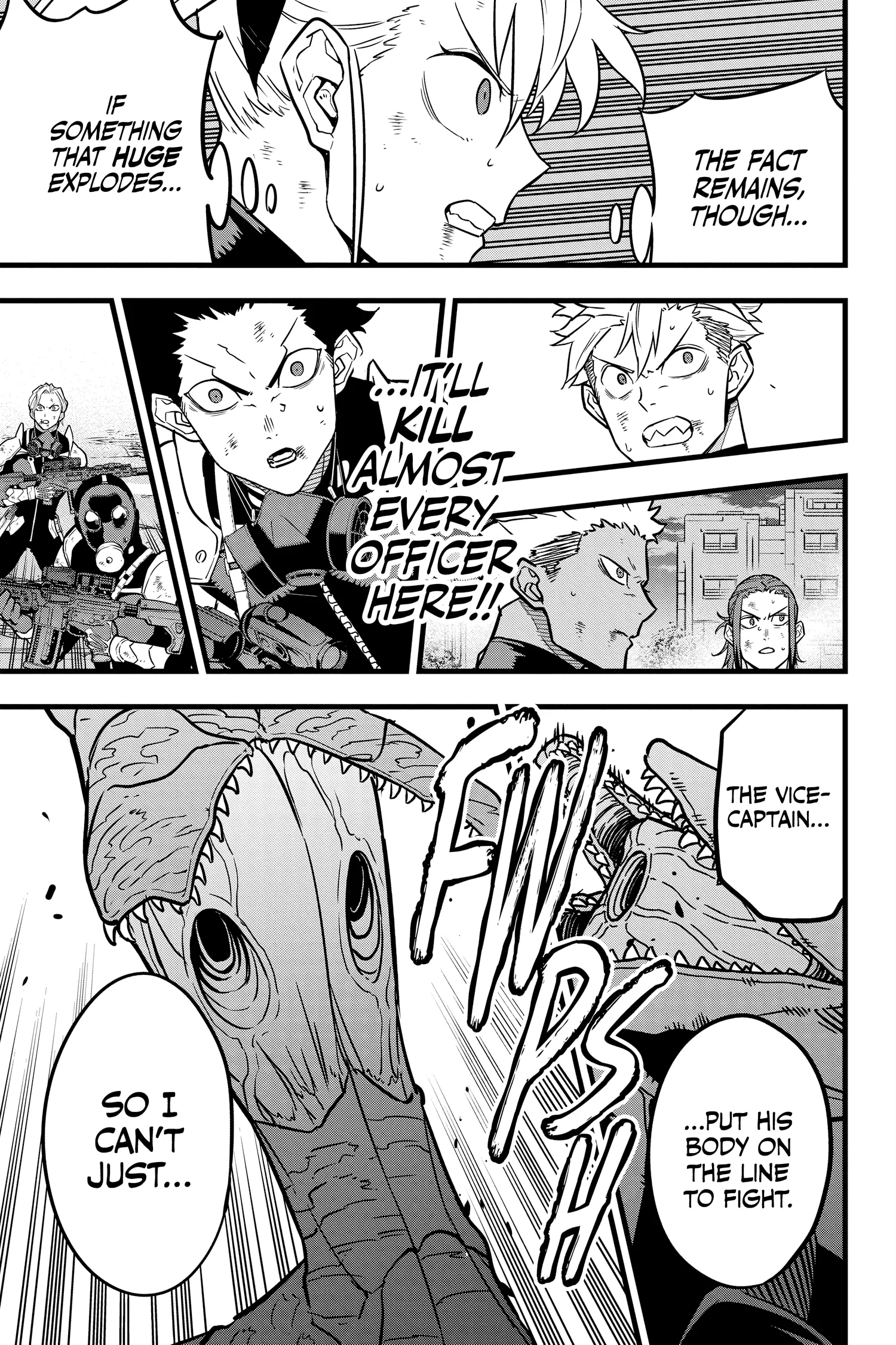 Kaiju No 8 Manga — Chapter Vol 4 — Page 100