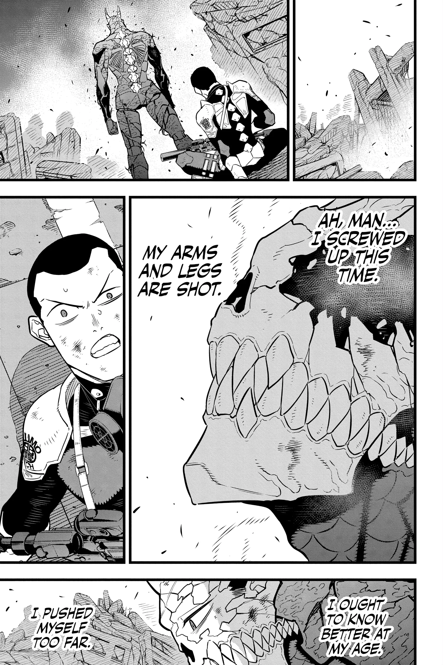 Kaiju No 8 Manga — Chapter Vol 4 — Page 111