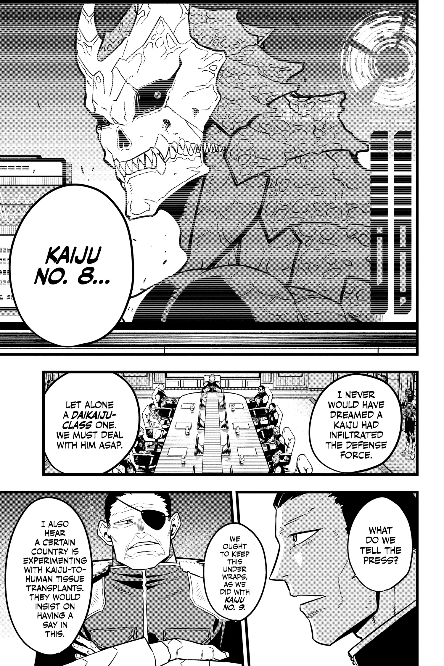 Kaiju No 8 Manga — Chapter Vol 4 — Page 119