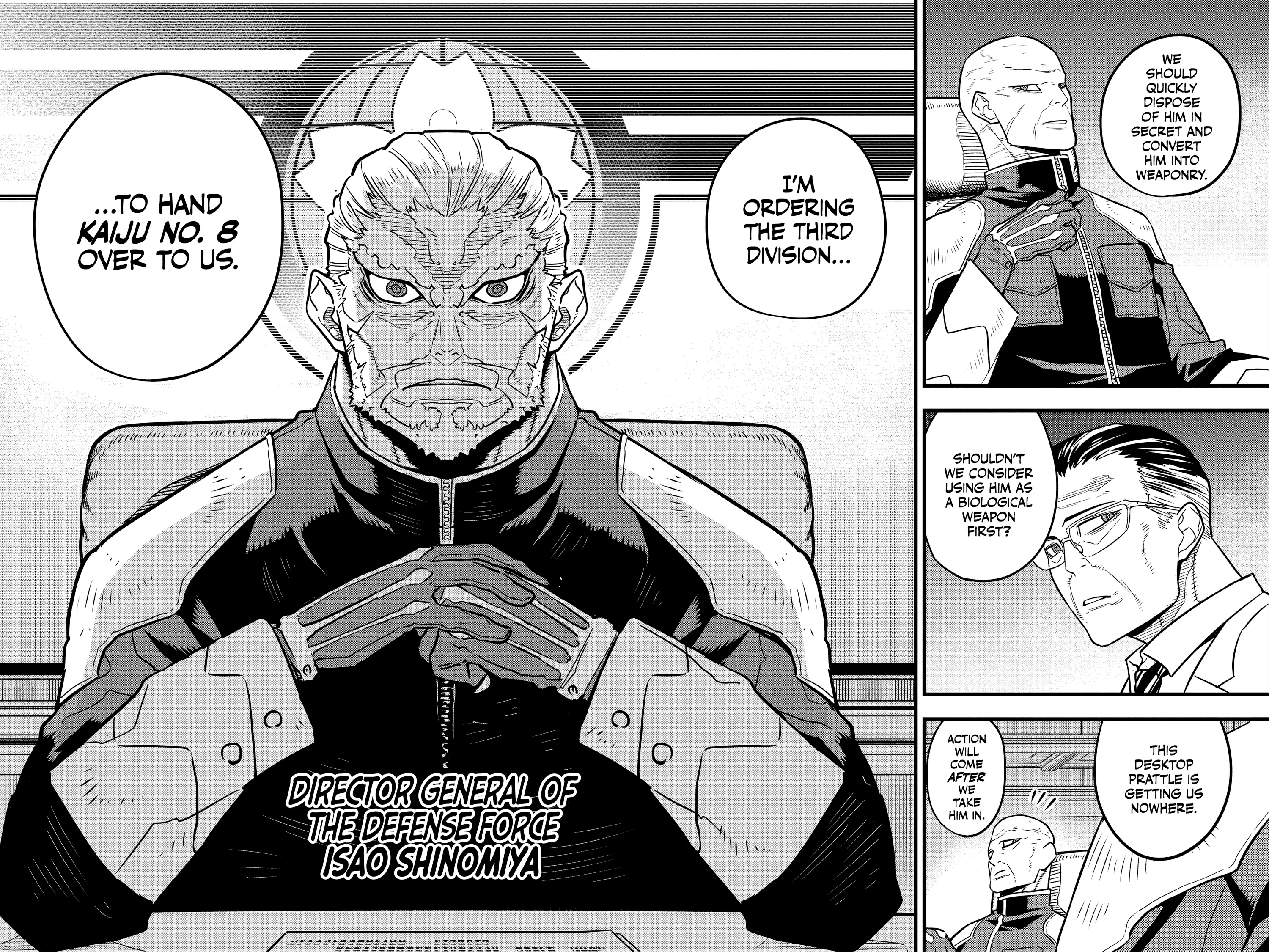 Kaiju No 8 Manga — Chapter Vol 4 — Page 120