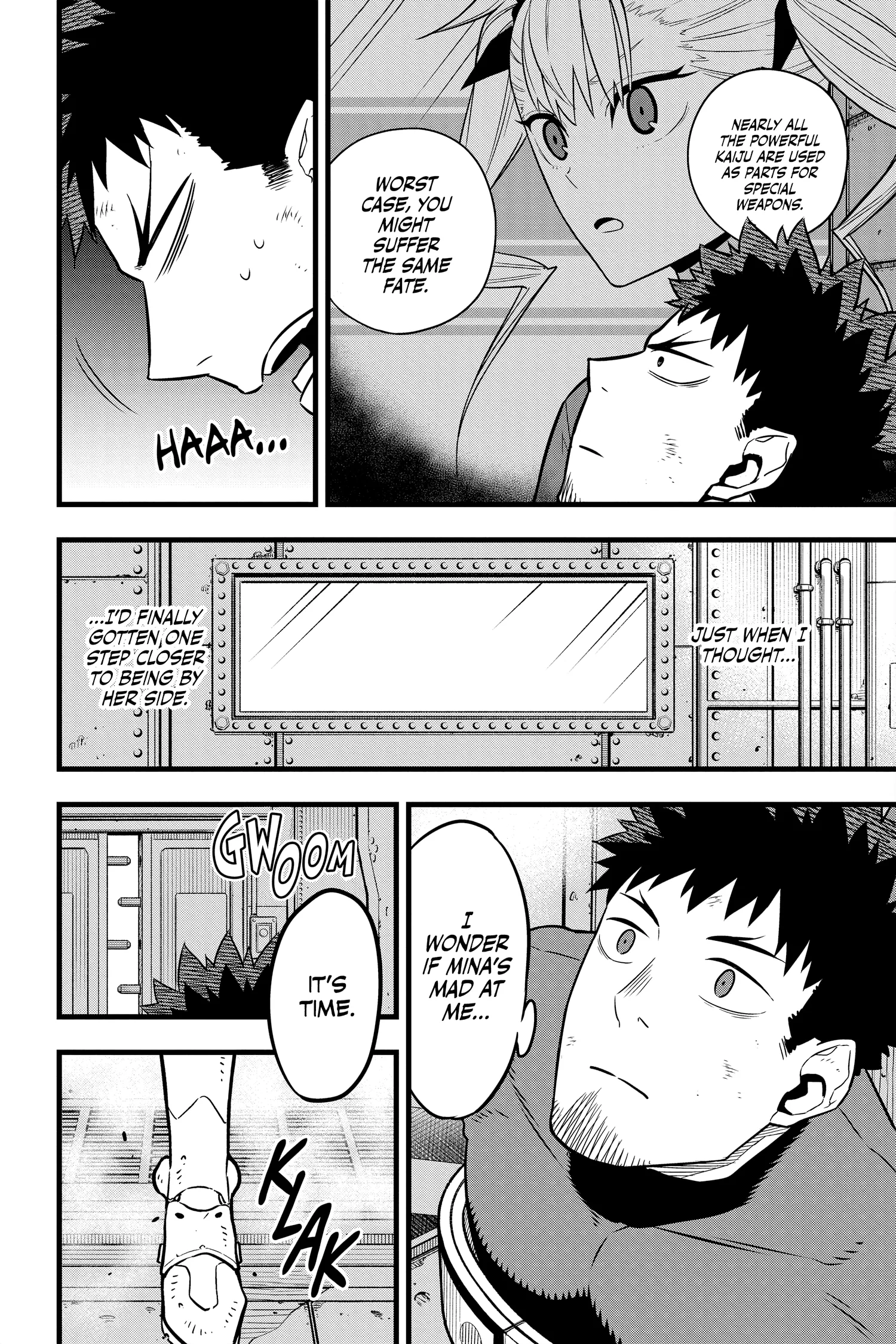 Kaiju No 8 Manga — Chapter Vol 4 — Page 123