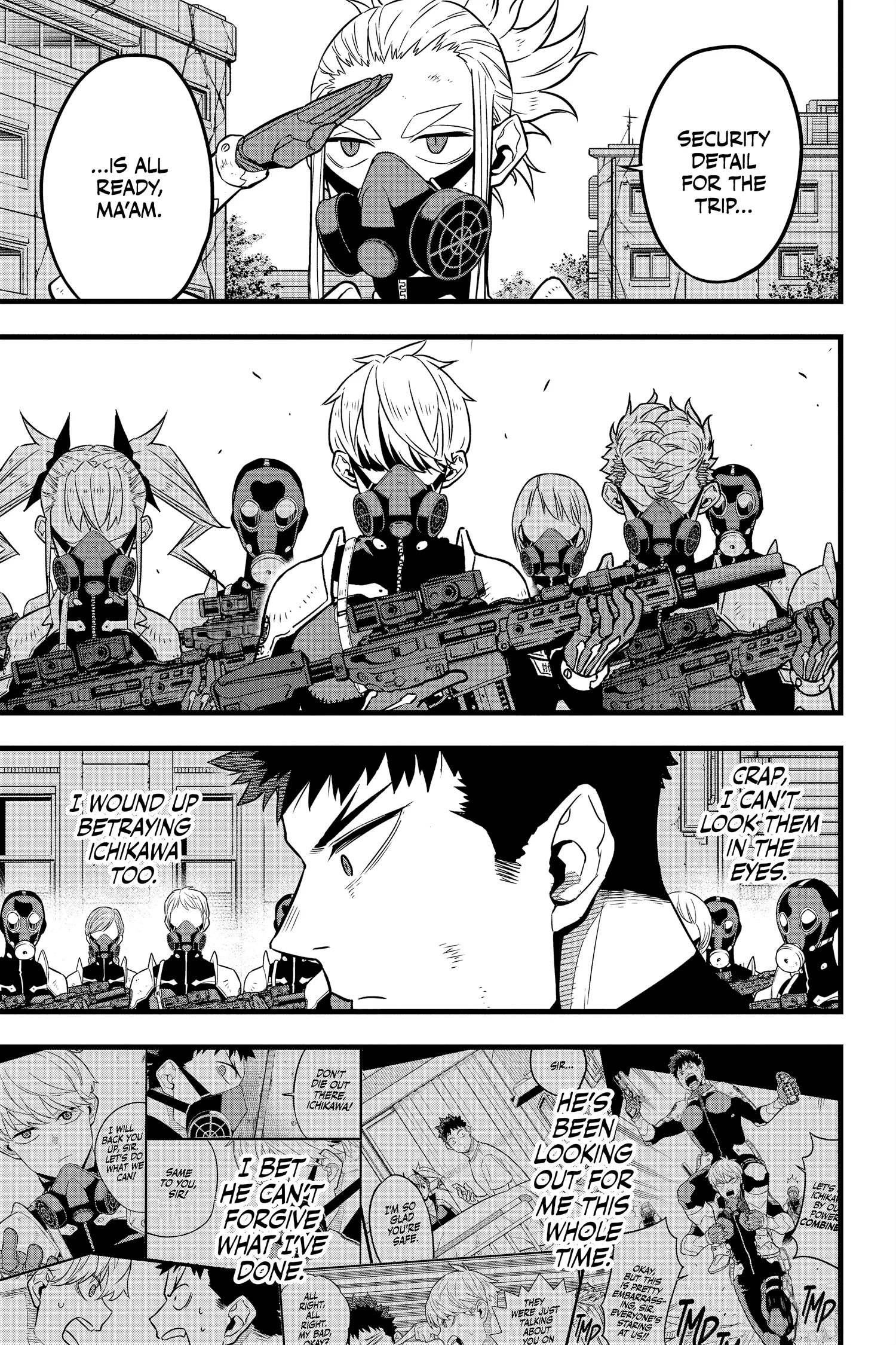 Kaiju No 8 Manga — Chapter Vol 4 — Page 126