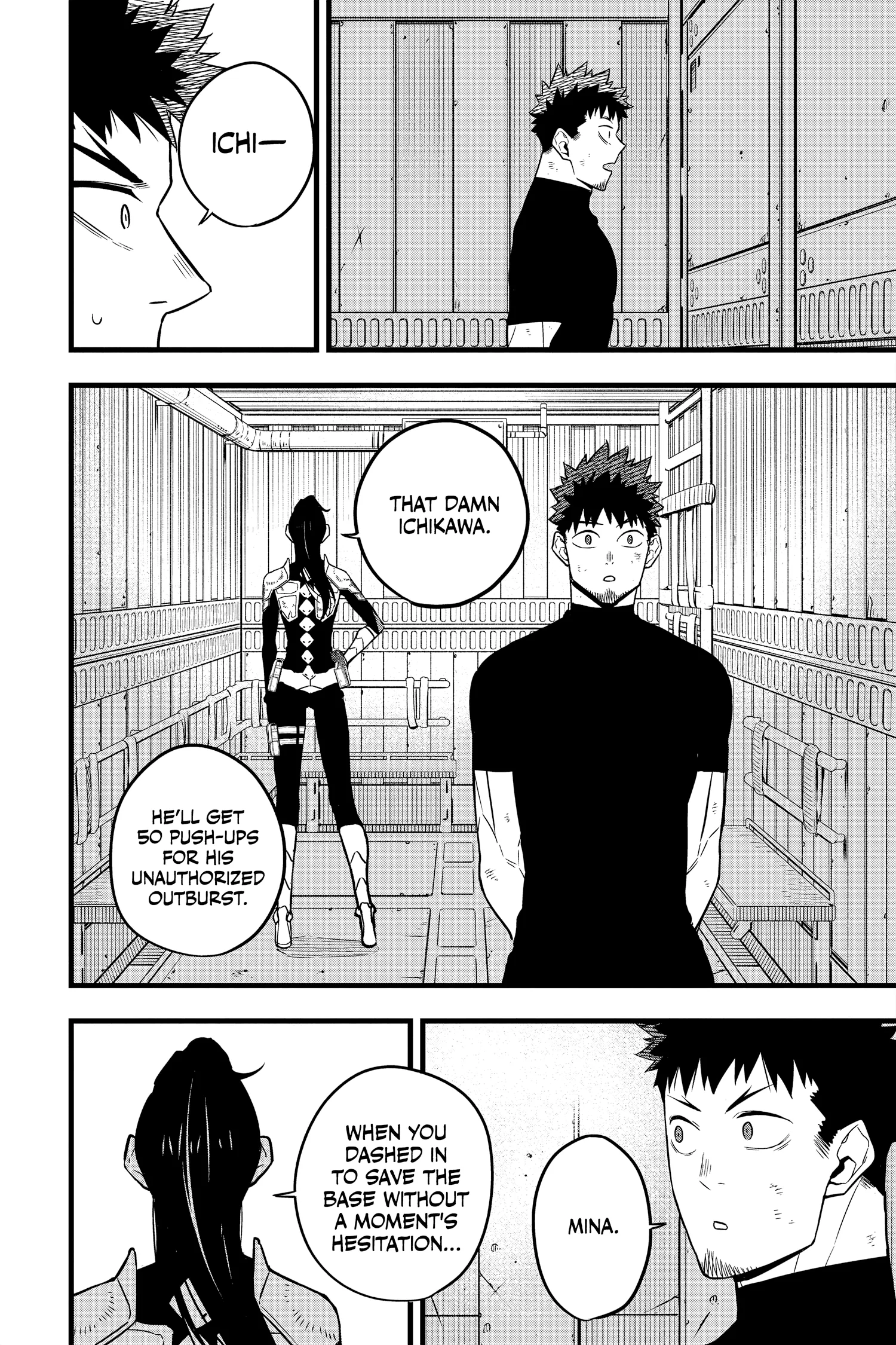 Kaiju No 8 Manga — Chapter Vol 4 — Page 129