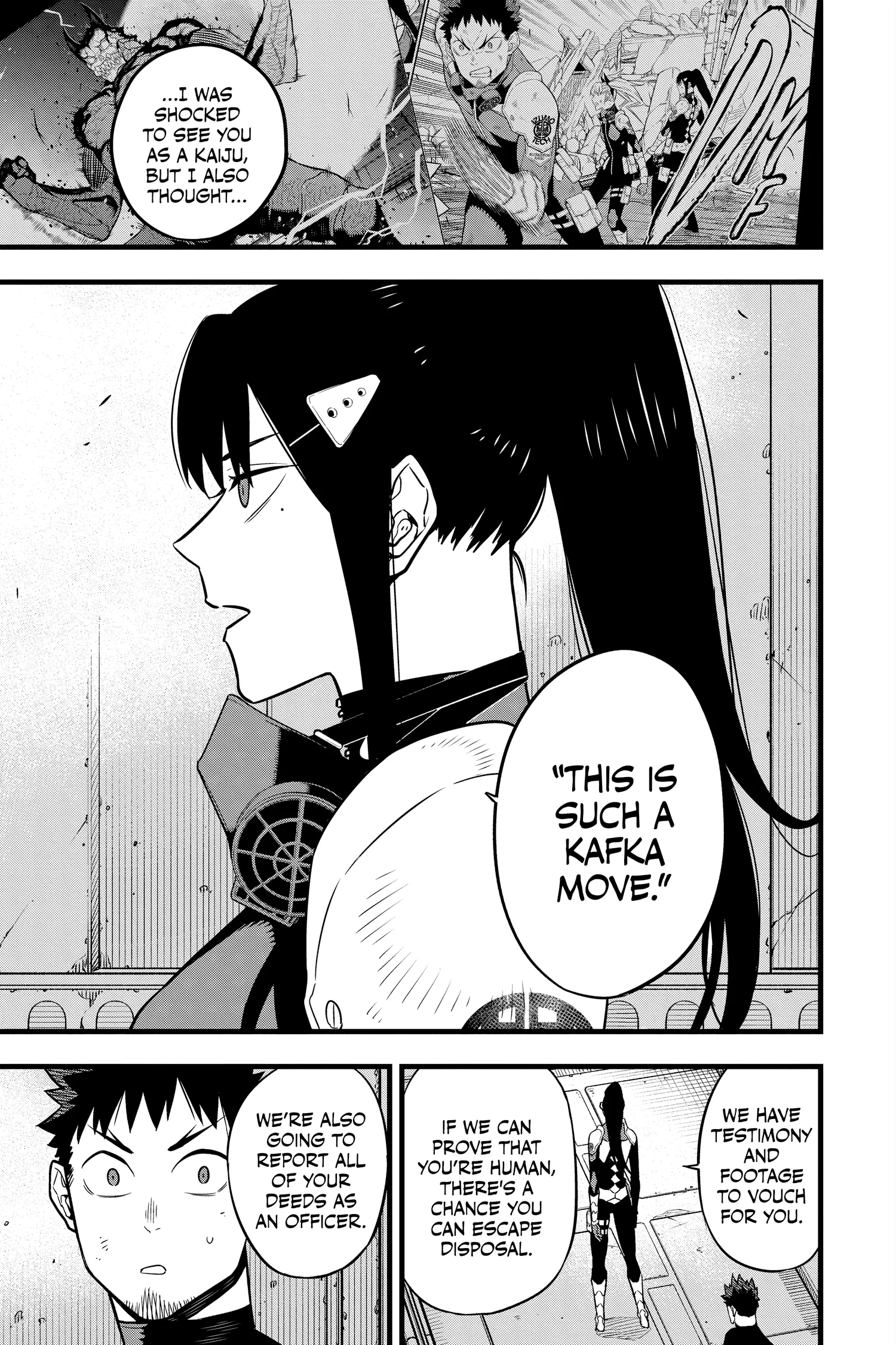 Kaiju No 8 Manga — Chapter Vol 4 — Page 130
