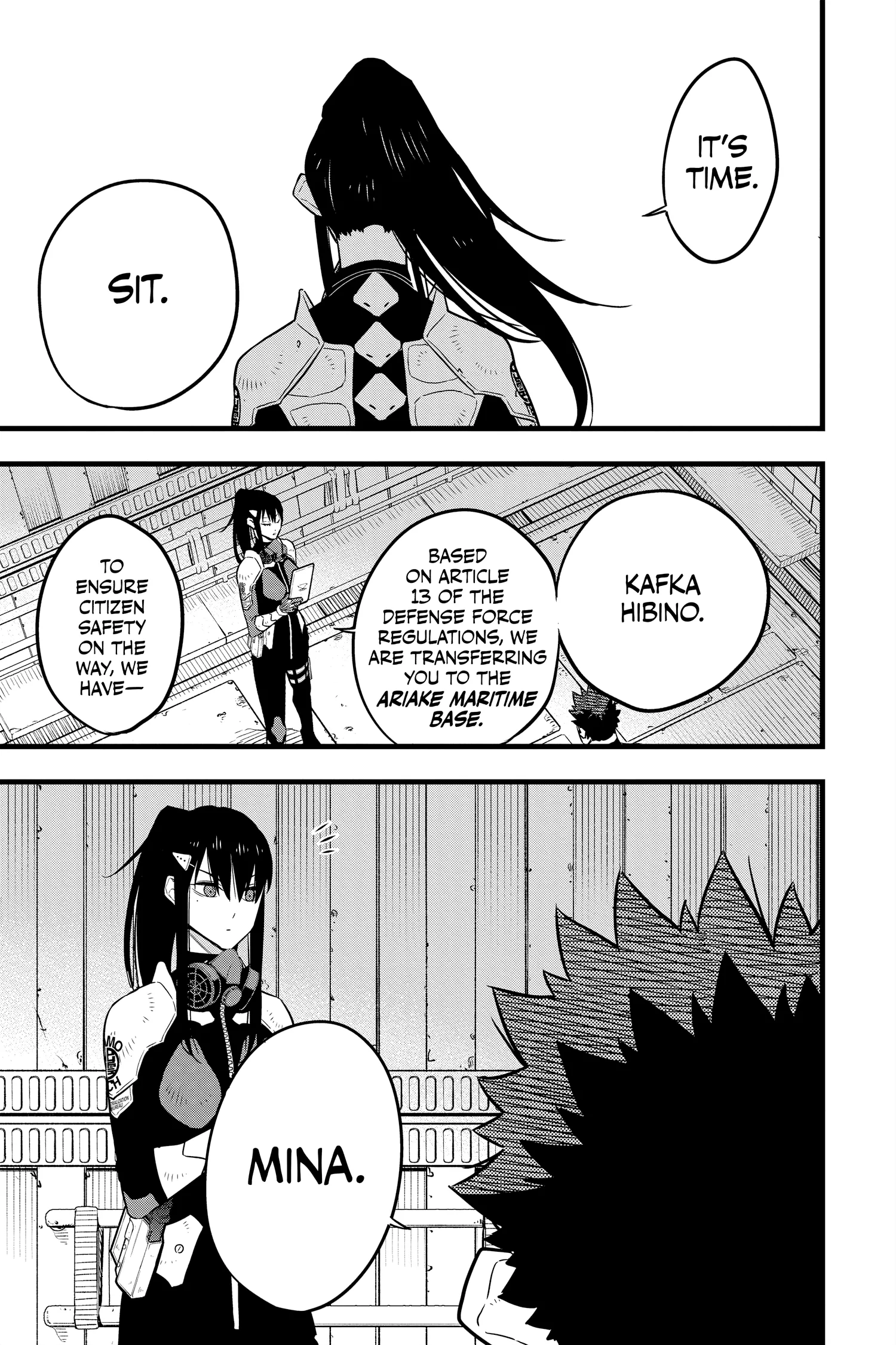 Kaiju No 8 Manga — Chapter Vol 4 — Page 132