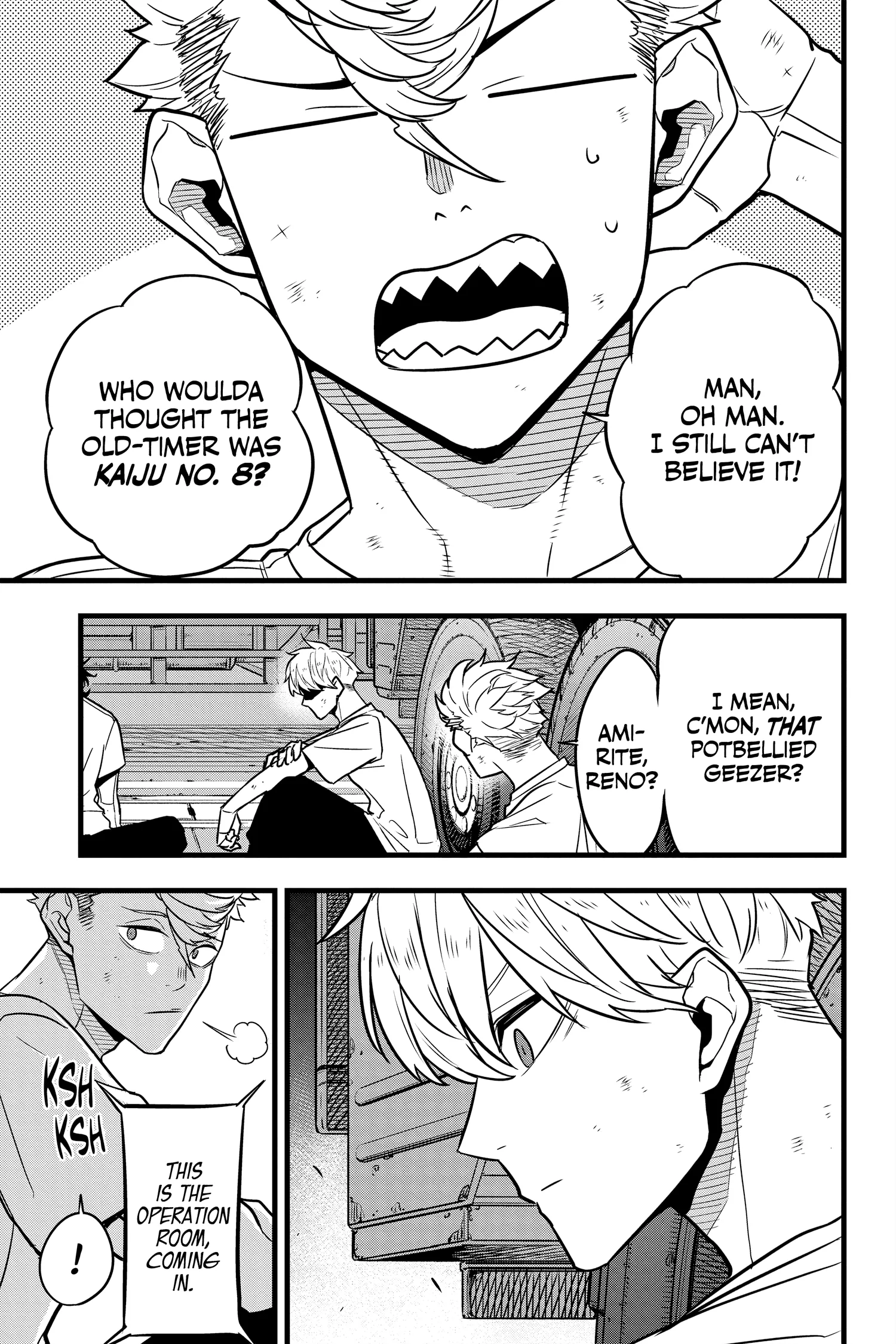 Kaiju No 8 Manga — Chapter Vol 4 — Page 143