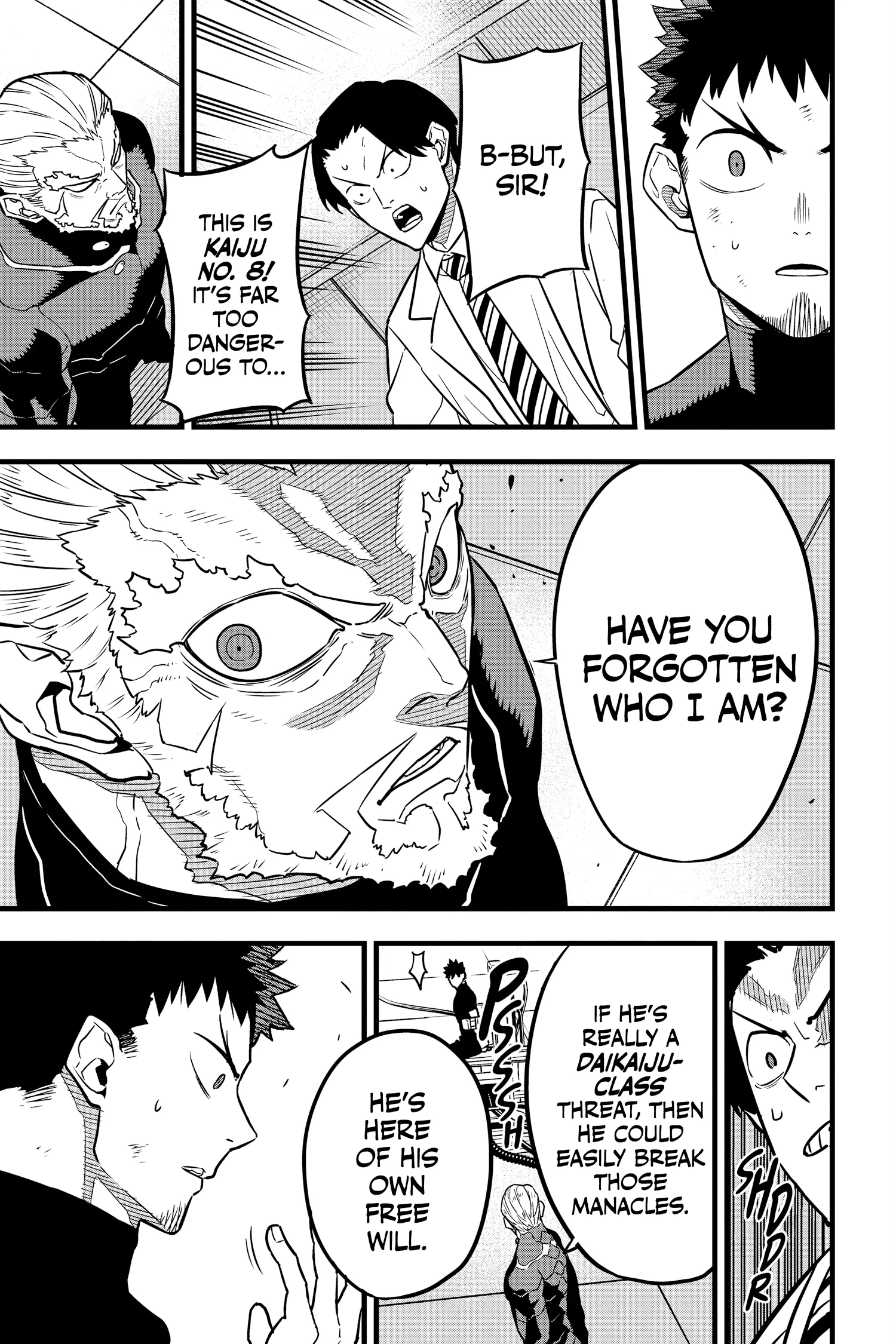 Kaiju No 8 Manga — Chapter Vol 4 — Page 158