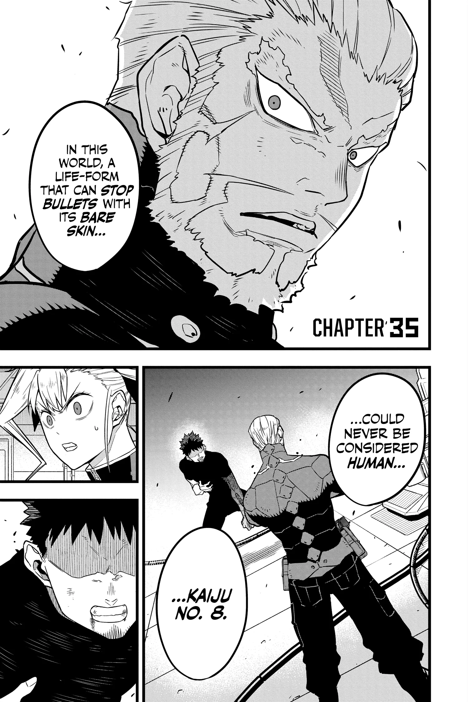 Kaiju No 8 Manga — Chapter Vol 4 — Page 164