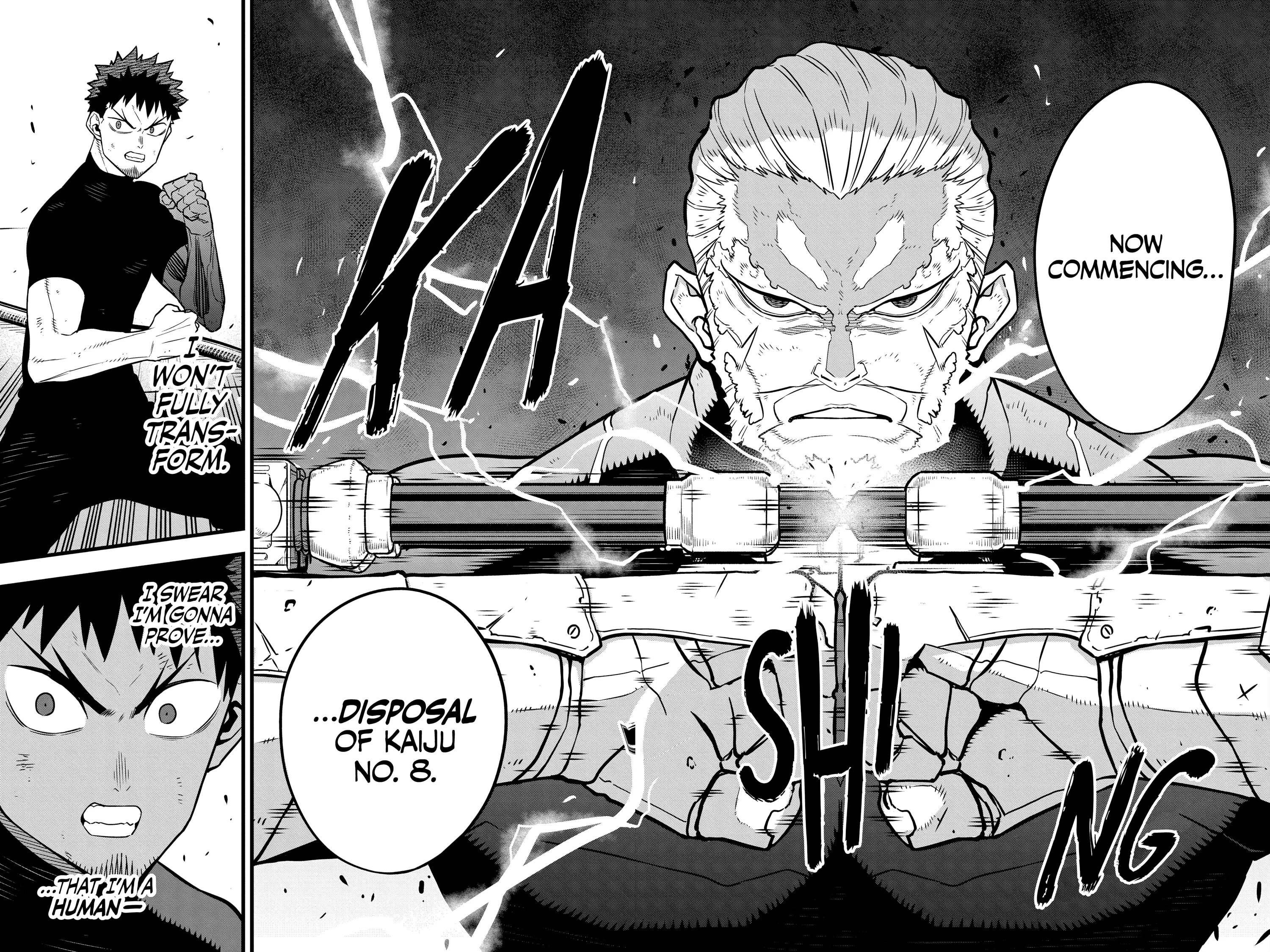 Kaiju No 8 Manga — Chapter Vol 4 — Page 167