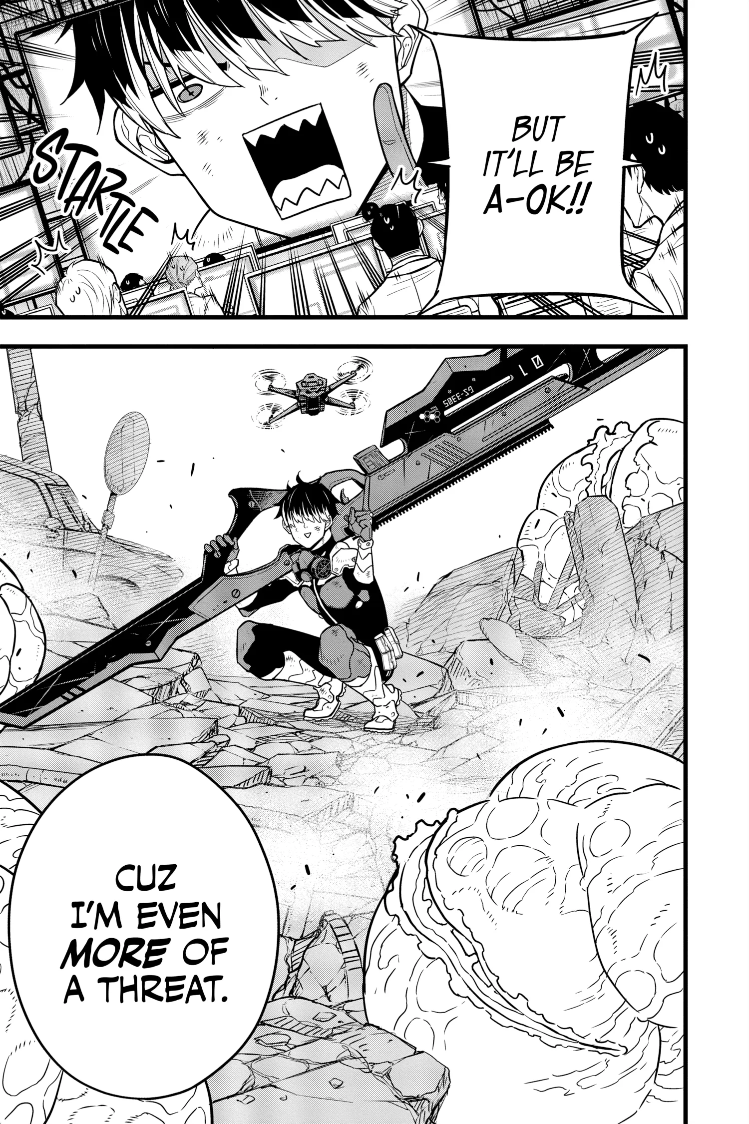 Kaiju No 8 Manga — Chapter Vol 6 — Page 91
