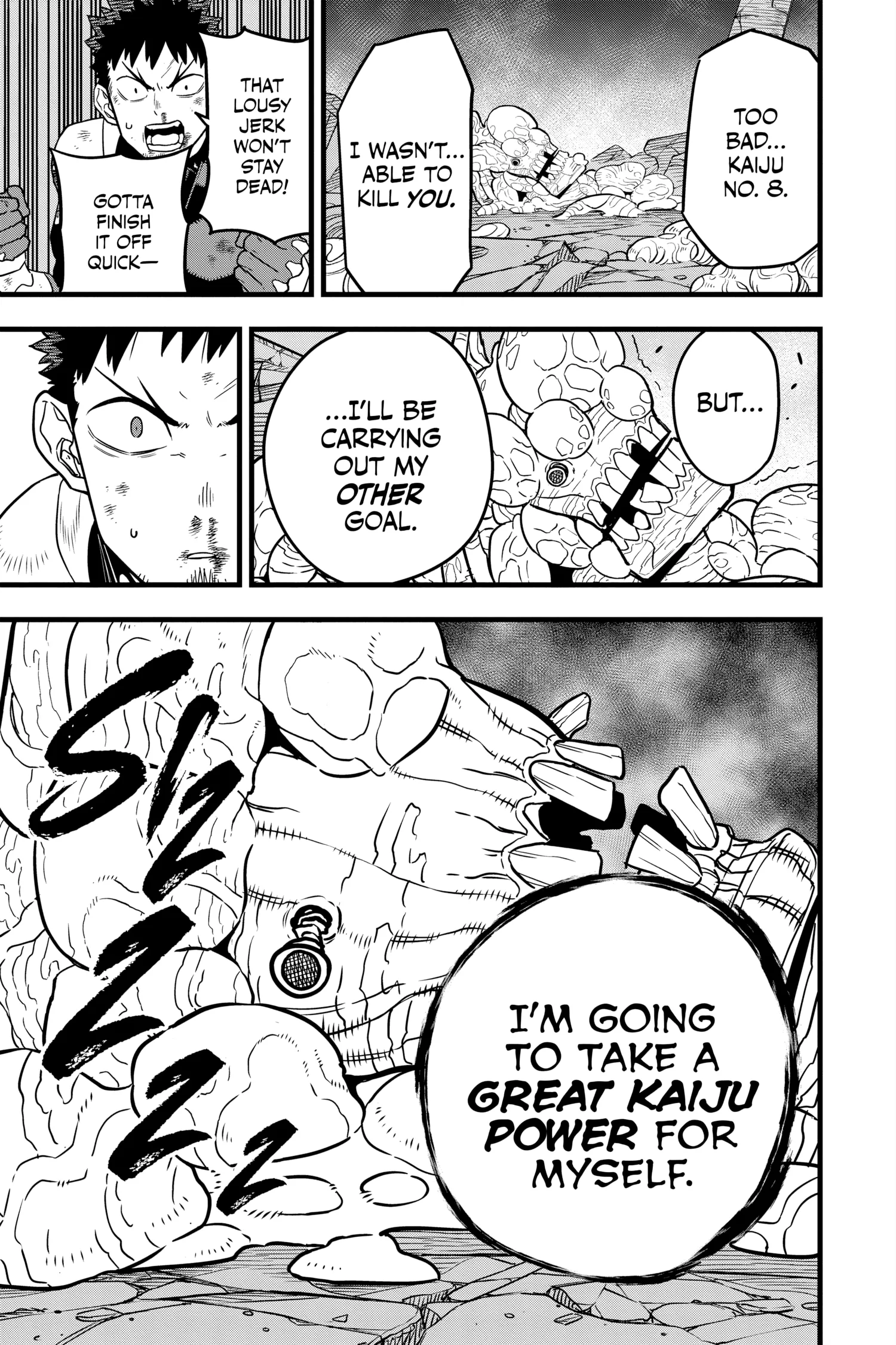 Kaiju No 8 Manga — Chapter Vol 6 — Page 116