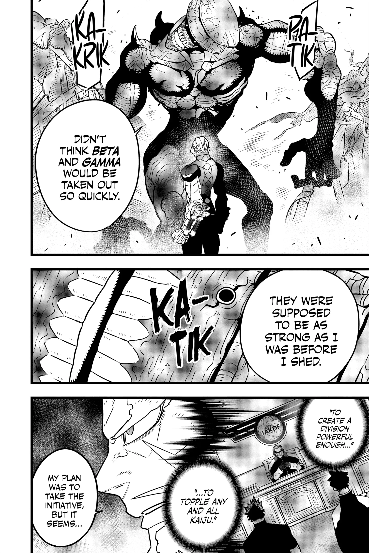 Kaiju No 8 Manga — Chapter Vol 6 — Page 127