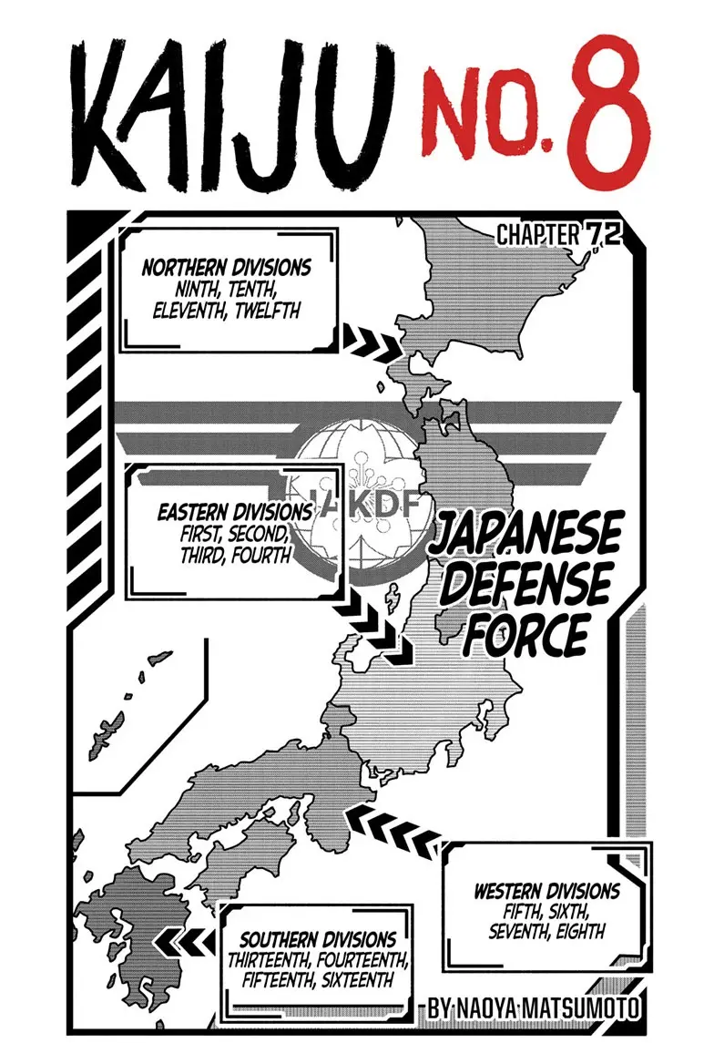 Kaiju No 8 Manga β Chapter 72 β Page 1