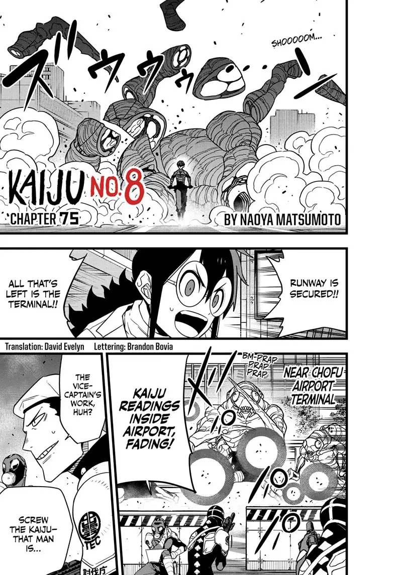 Kaiju No 8 Manga — Chapter 75 — Page 1