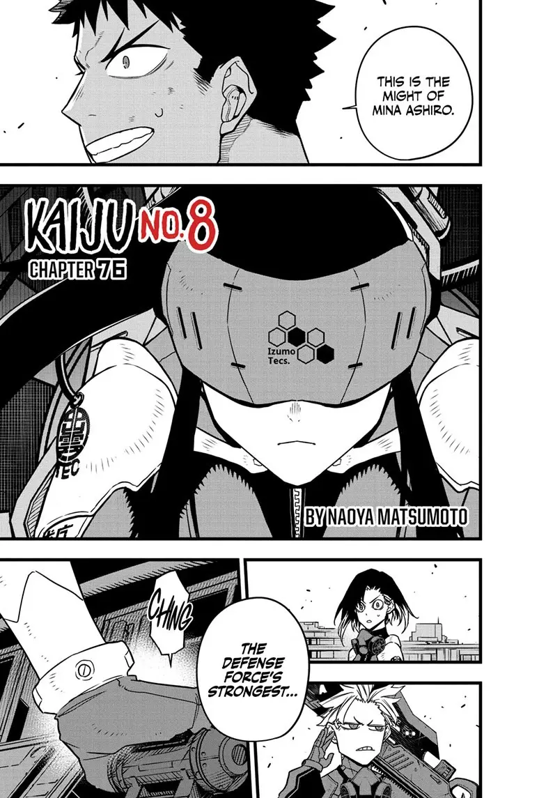 Kaiju No 8 Manga β Chapter 76 β Page 1