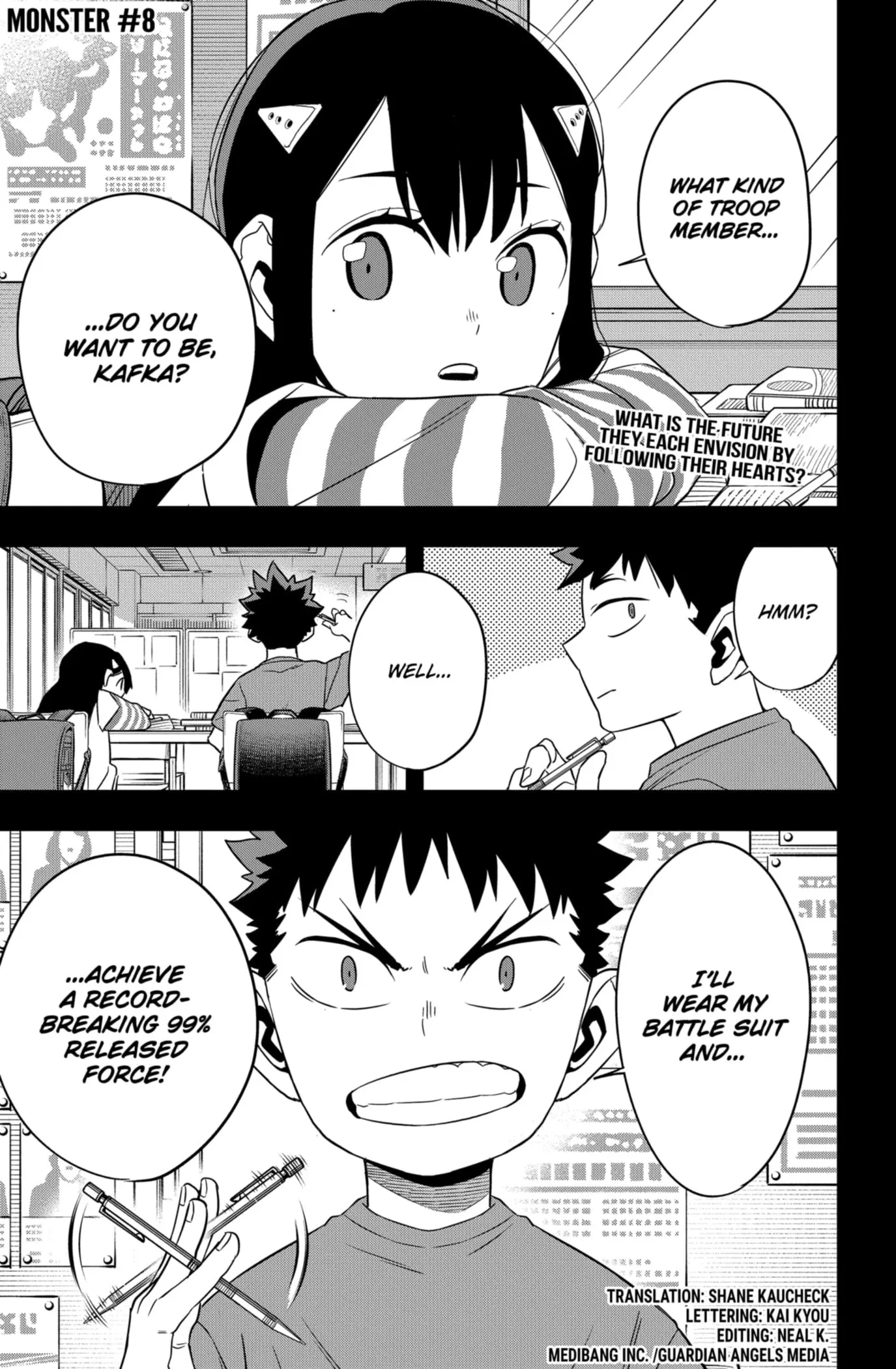 Kaiju No 8 Manga β Chapter 109 β Page 1