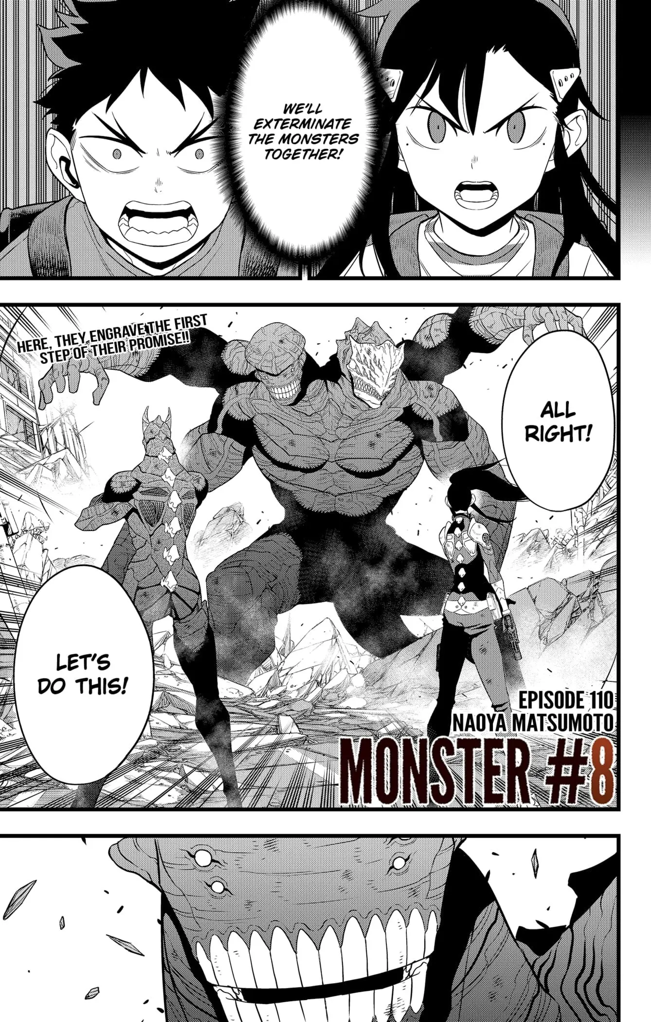 Kaiju No 8 Manga β Chapter 110 β Page 1