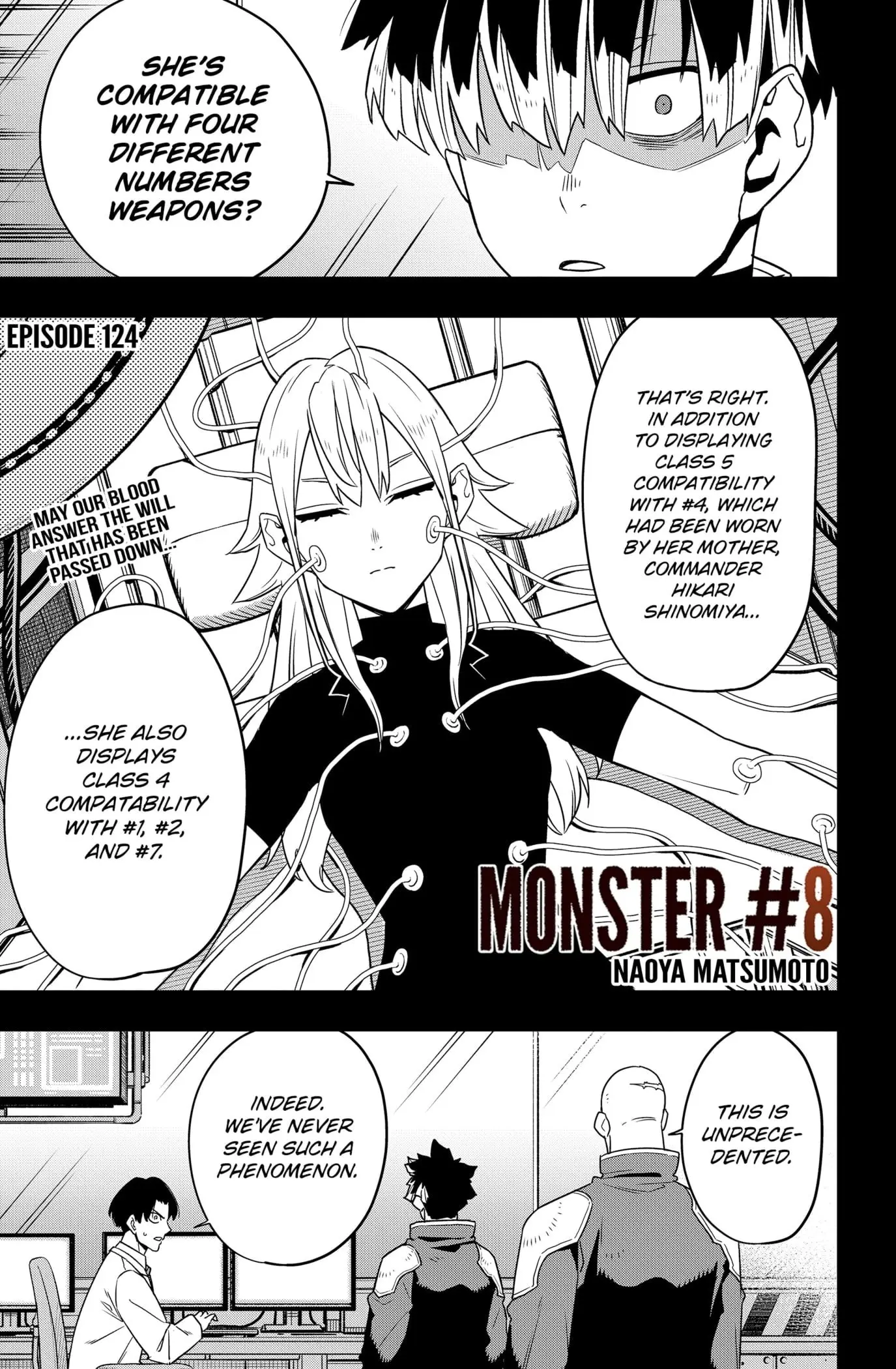Kaiju No 8 Manga β Chapter 124 β Page 1