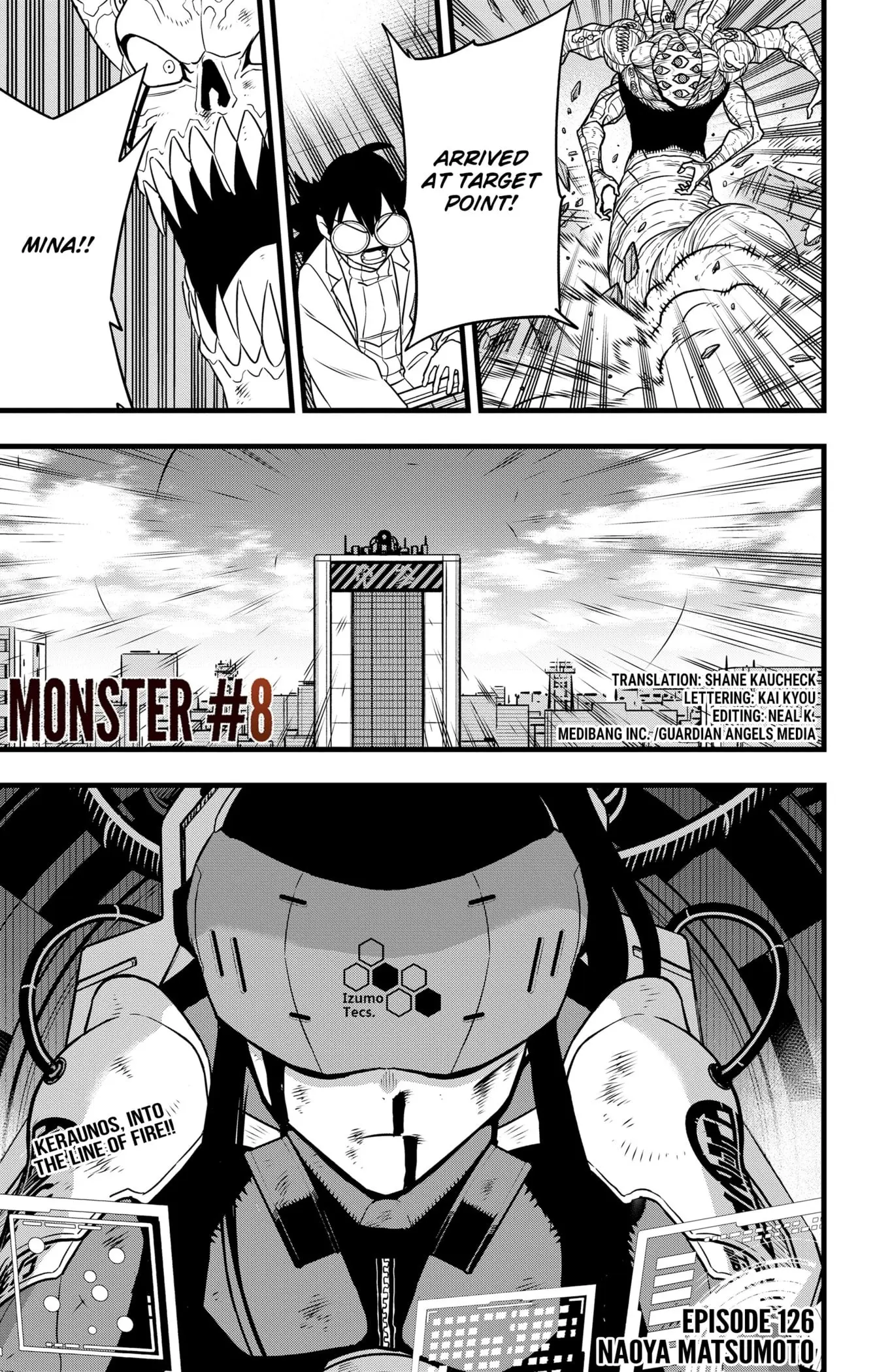Kaiju No 8 Manga — Chapter 126 — Page 1