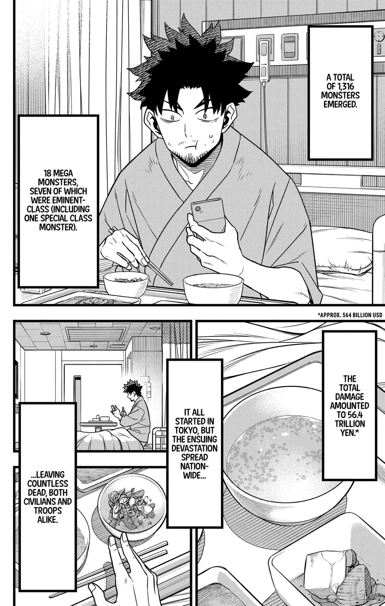 Kaiju No 8 Manga β Chapter 129 END β Page 4