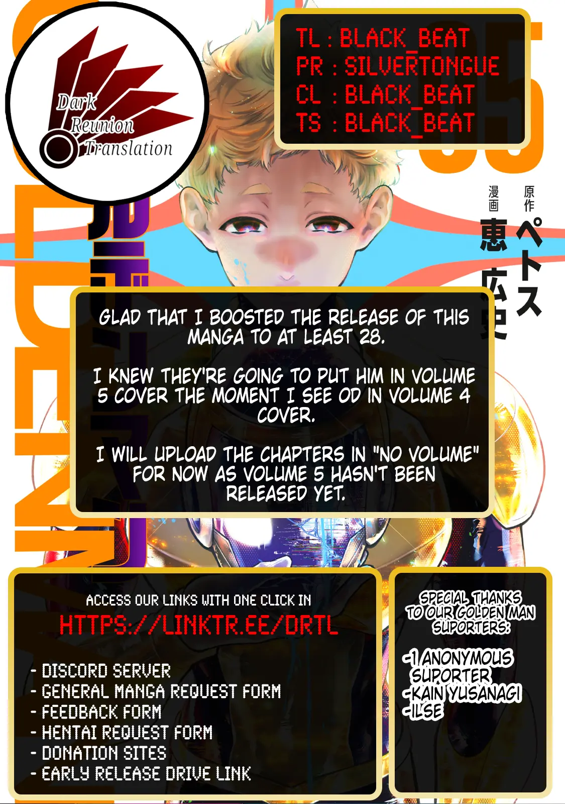 GOLDEN MAN Manga β Chapter 31 β Page 20