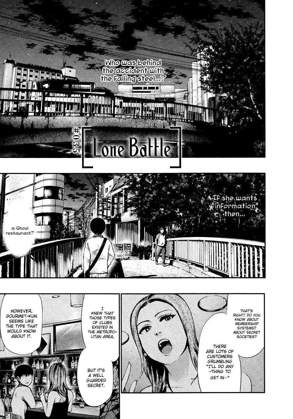 Tokyo Ghoul β Chapter 35 β Page 1
