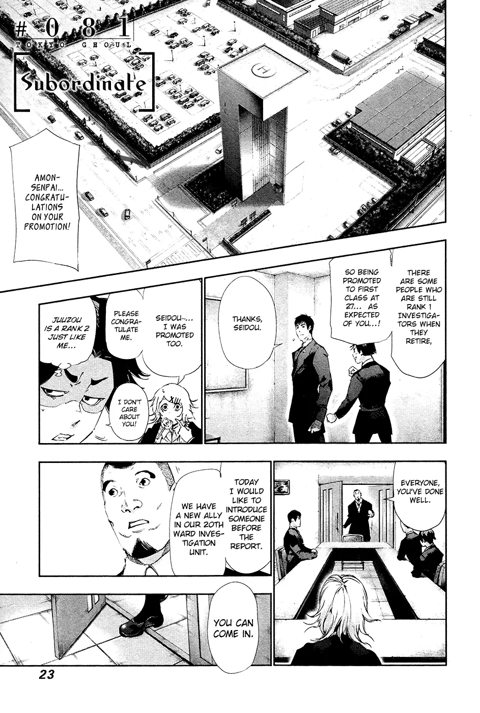 Tokyo Ghoul β Chapter 81 β Page 1