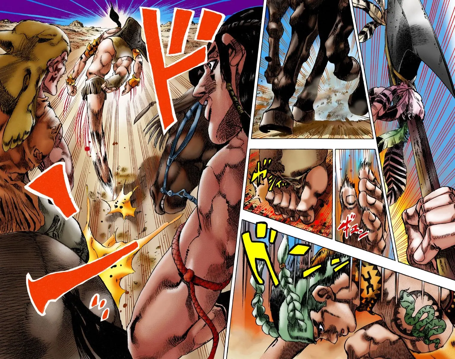 JoJo's Bizarre Adventure Steel Ball Run Colored Manga β Chapter 1 β Page 6