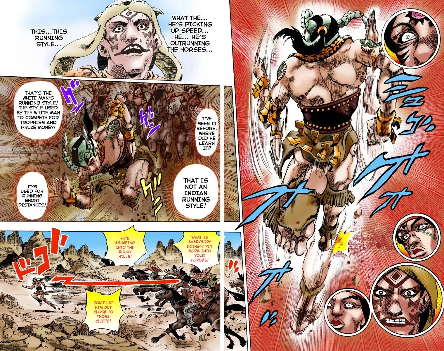 JoJo's Bizarre Adventure Steel Ball Run Colored Manga β Chapter 1 β Page 7
