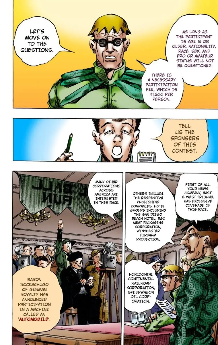 JoJo's Bizarre Adventure Steel Ball Run Colored Manga β Chapter 1 β Page 30