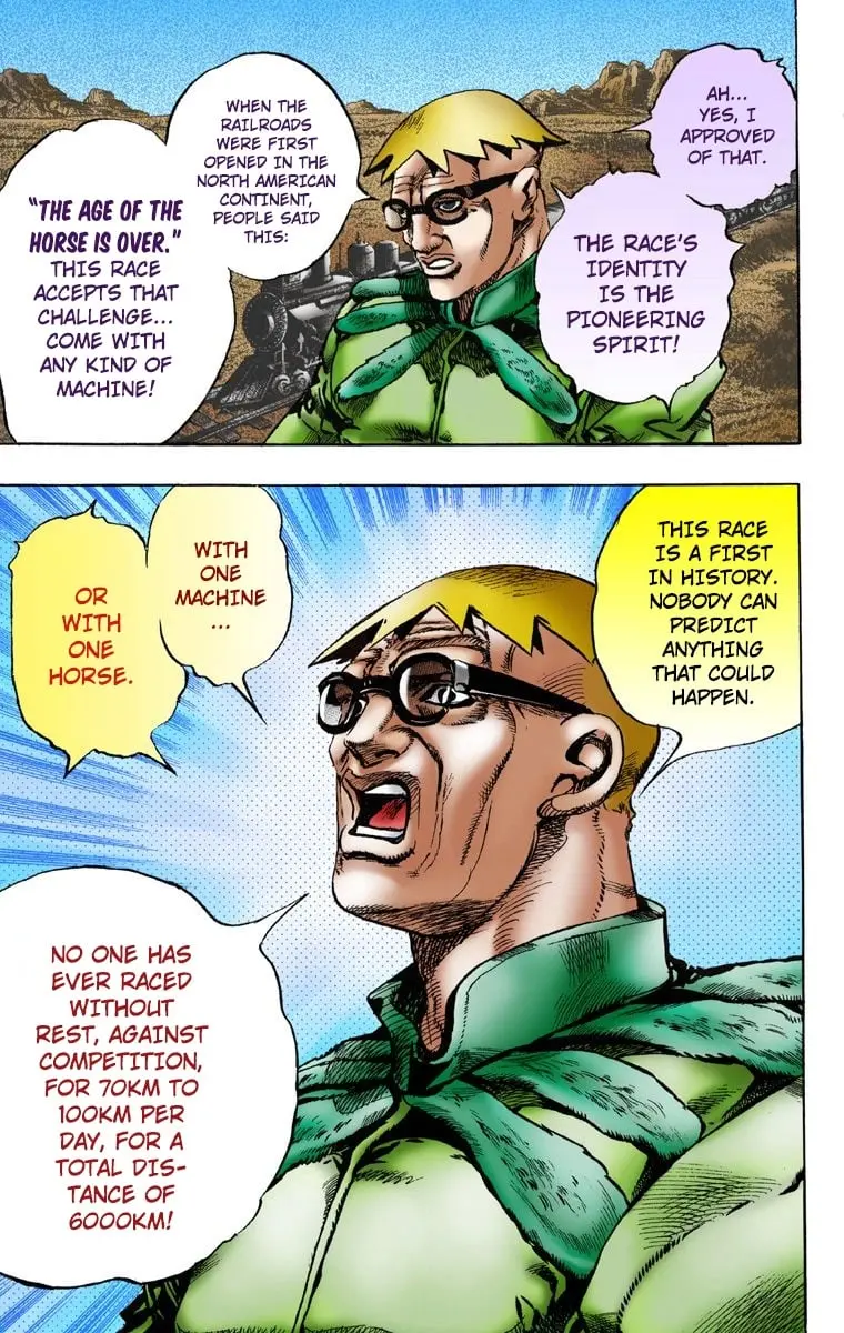 JoJo's Bizarre Adventure Steel Ball Run Colored Manga β Chapter 1 β Page 31