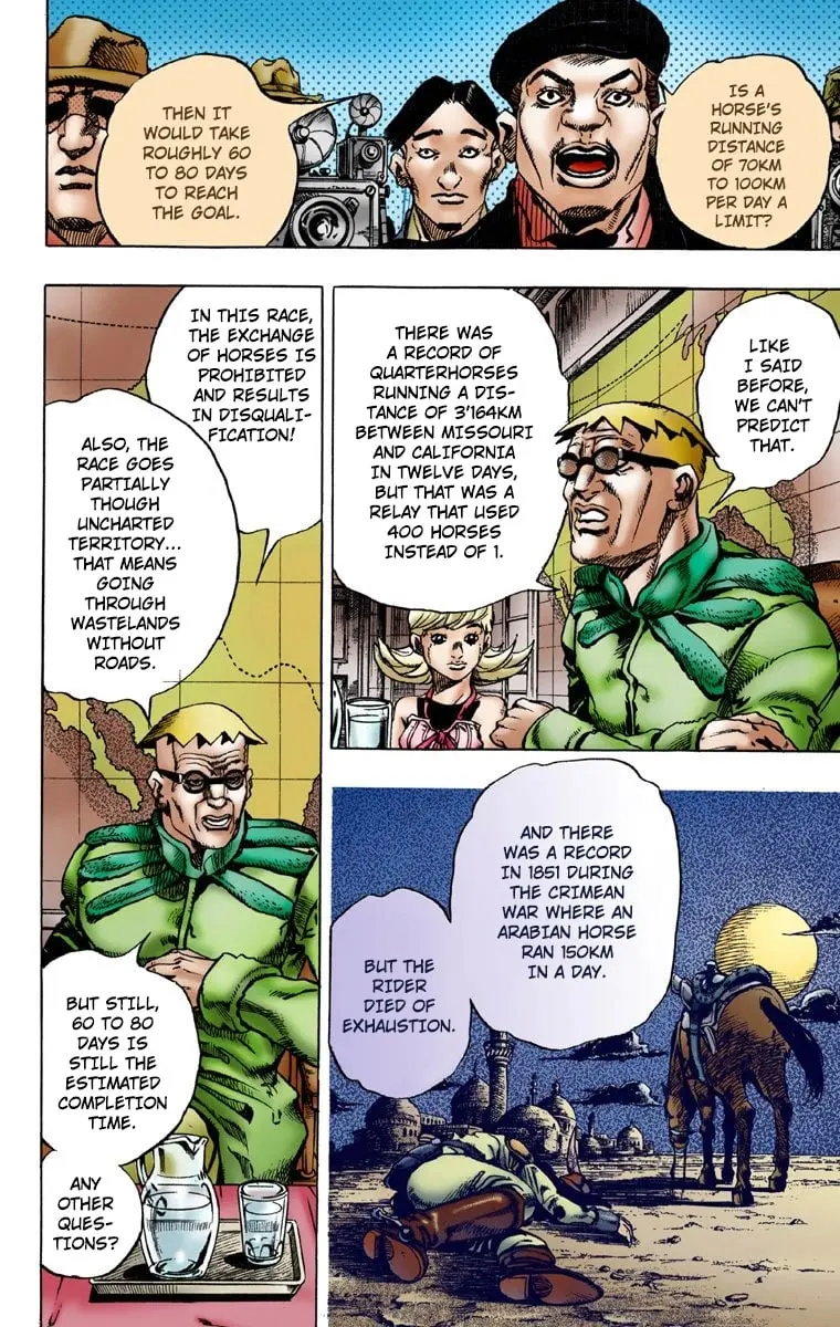 JoJo's Bizarre Adventure Steel Ball Run Colored Manga β Chapter 1 β Page 32