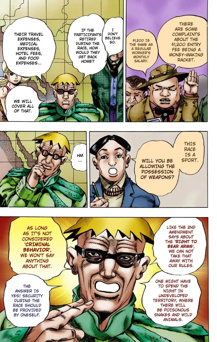 JoJo's Bizarre Adventure Steel Ball Run Colored Manga β Chapter 1 β Page 33